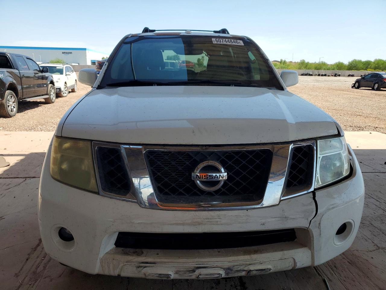 2008 Nissan Pathfinder S White vin: 5N1AR18U08C664120