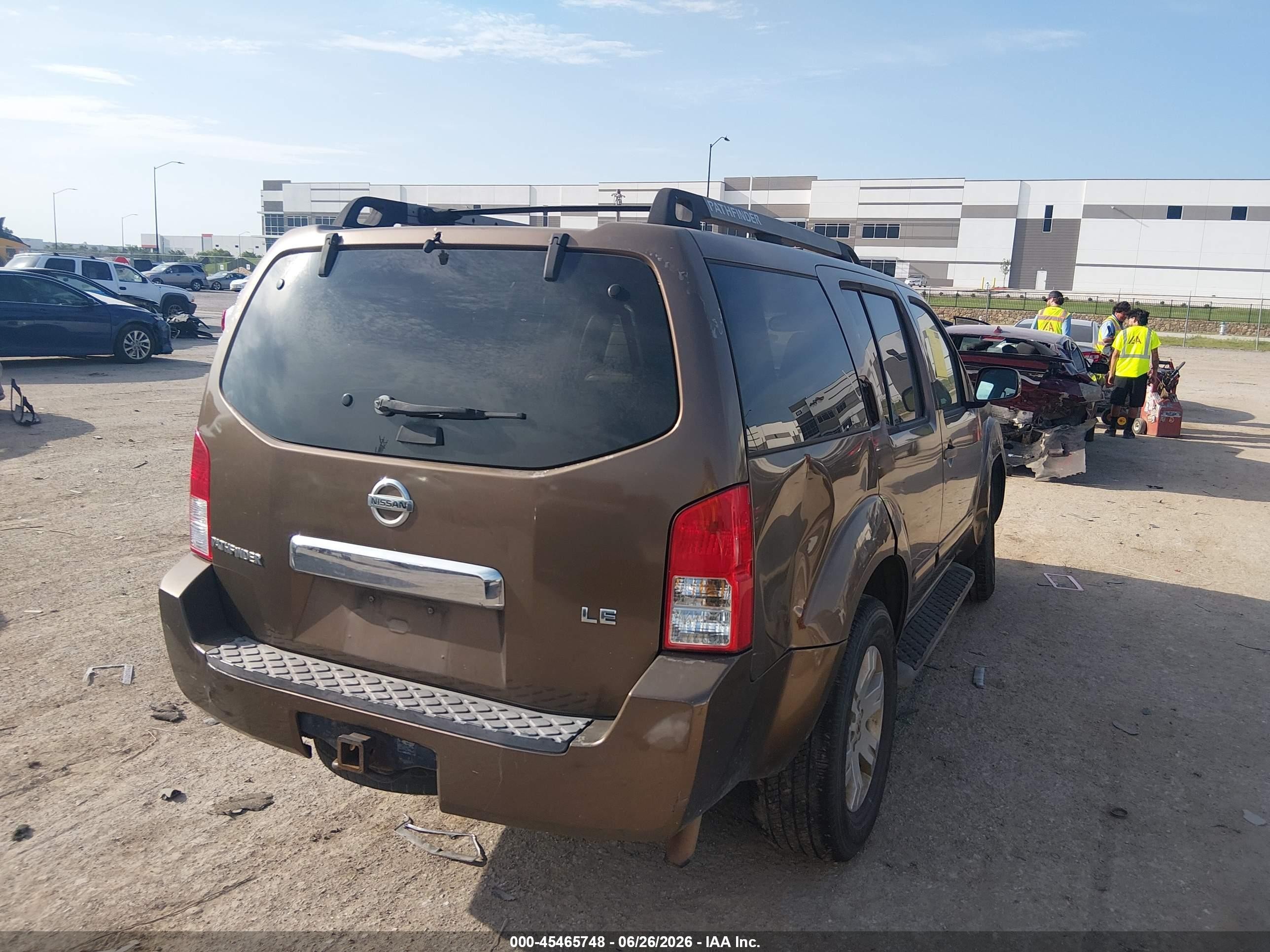 2005 Nissan Pathfinder Le Brown vin: 5N1AR18U15C705740