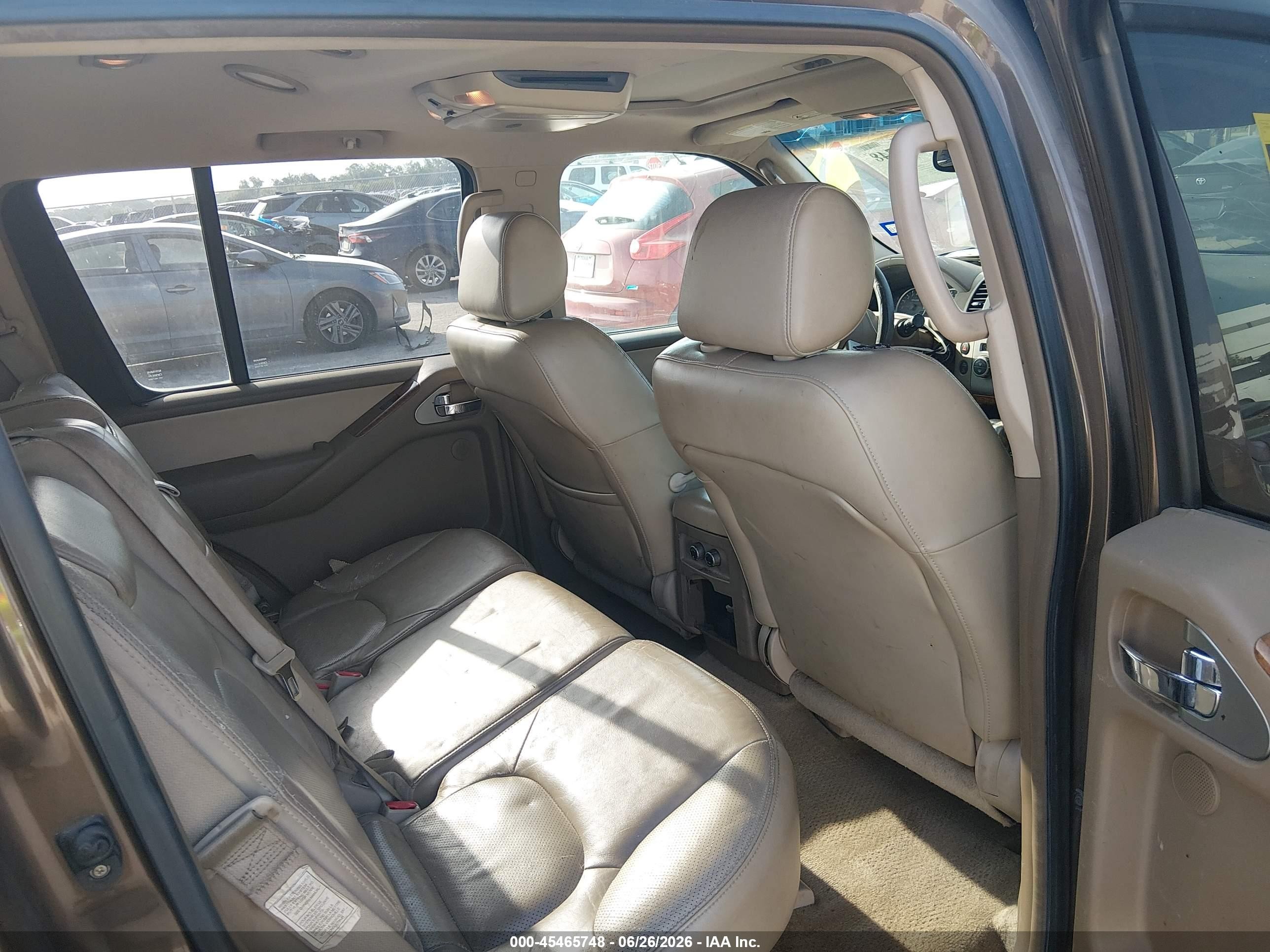 2005 Nissan Pathfinder Le Brown vin: 5N1AR18U15C705740