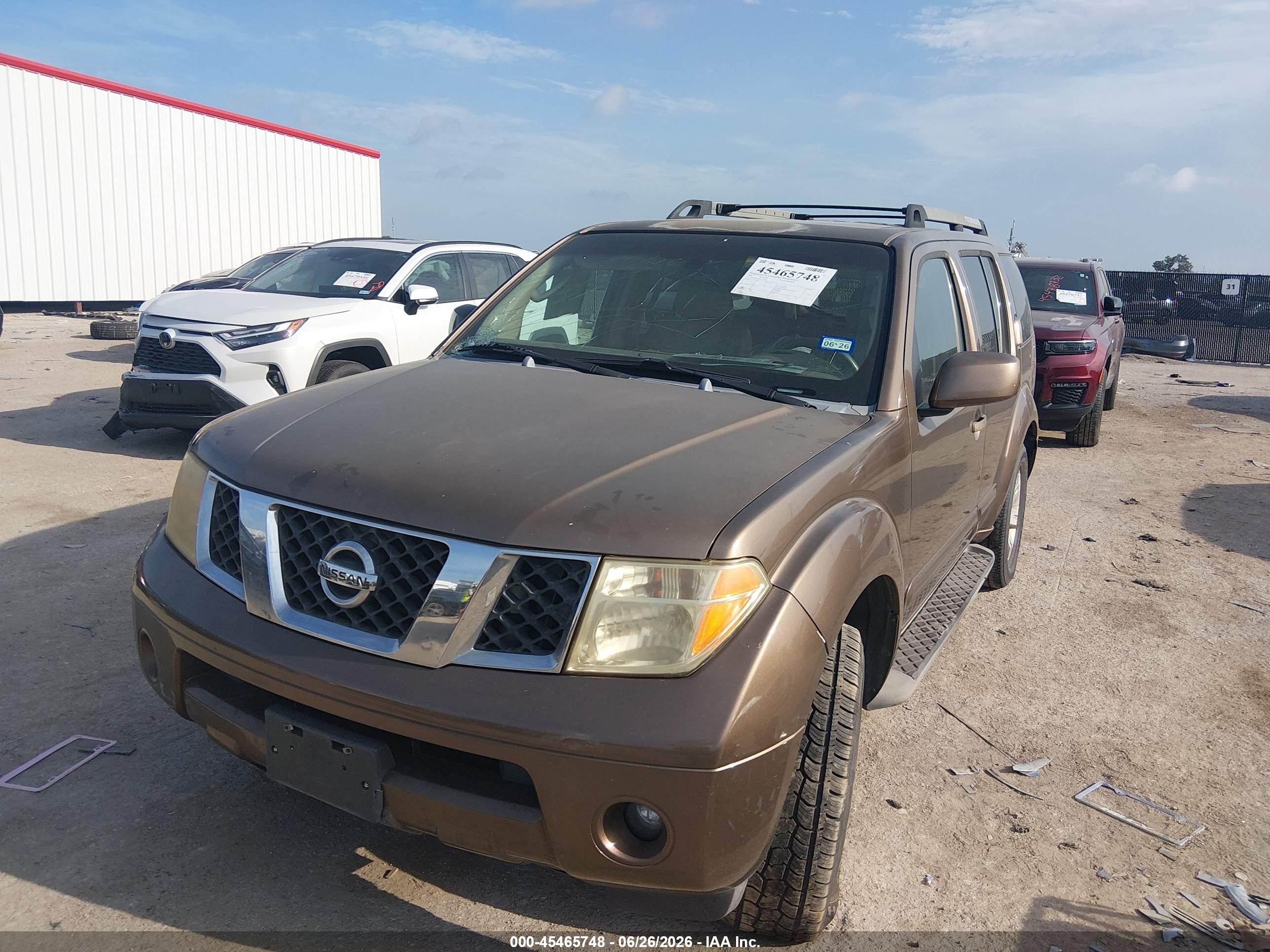 2005 Nissan Pathfinder Le Brown vin: 5N1AR18U15C705740