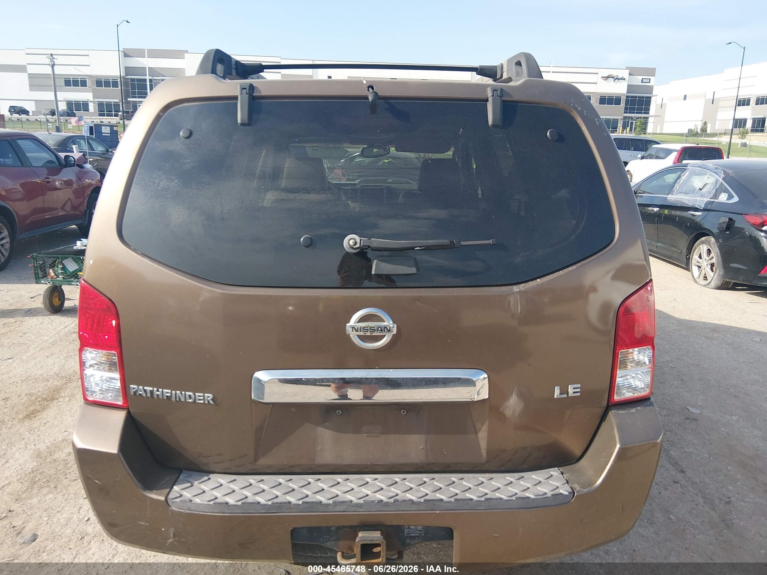 2005 Nissan Pathfinder Le Brown vin: 5N1AR18U15C705740