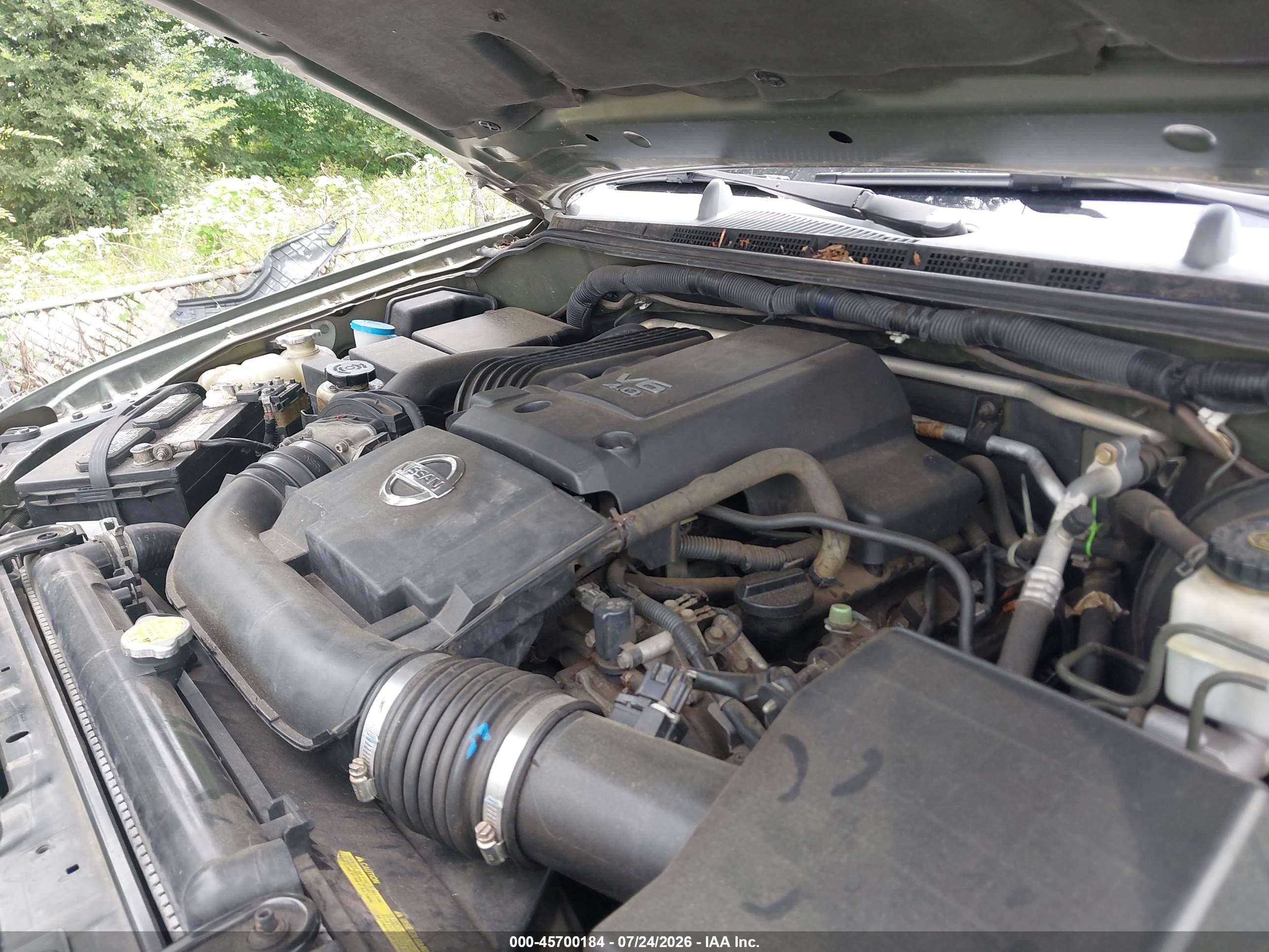 2005 Nissan Pathfinder Se Green vin: 5N1AR18U15C732226