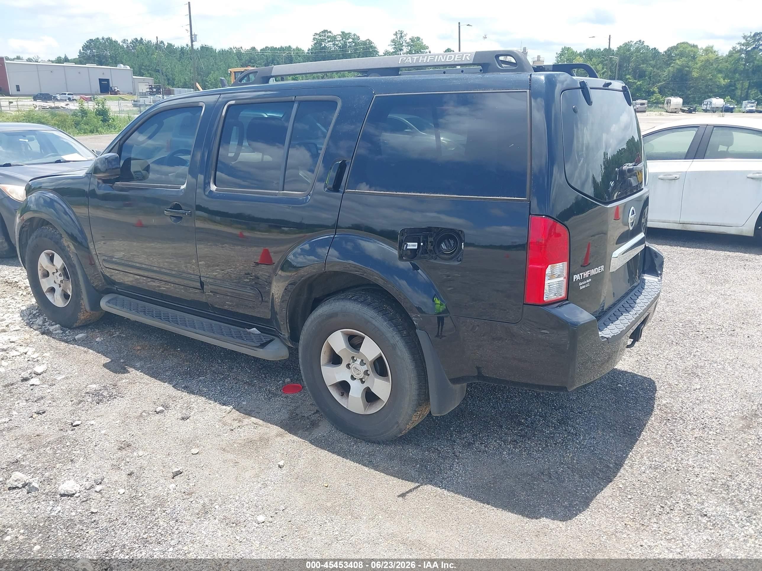 2005 Nissan Pathfinder Se Black vin: 5N1AR18U15C760964