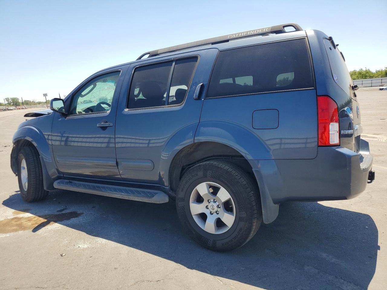 2007 Nissan Pathfinder S Blue vin: 5N1AR18U17C634719