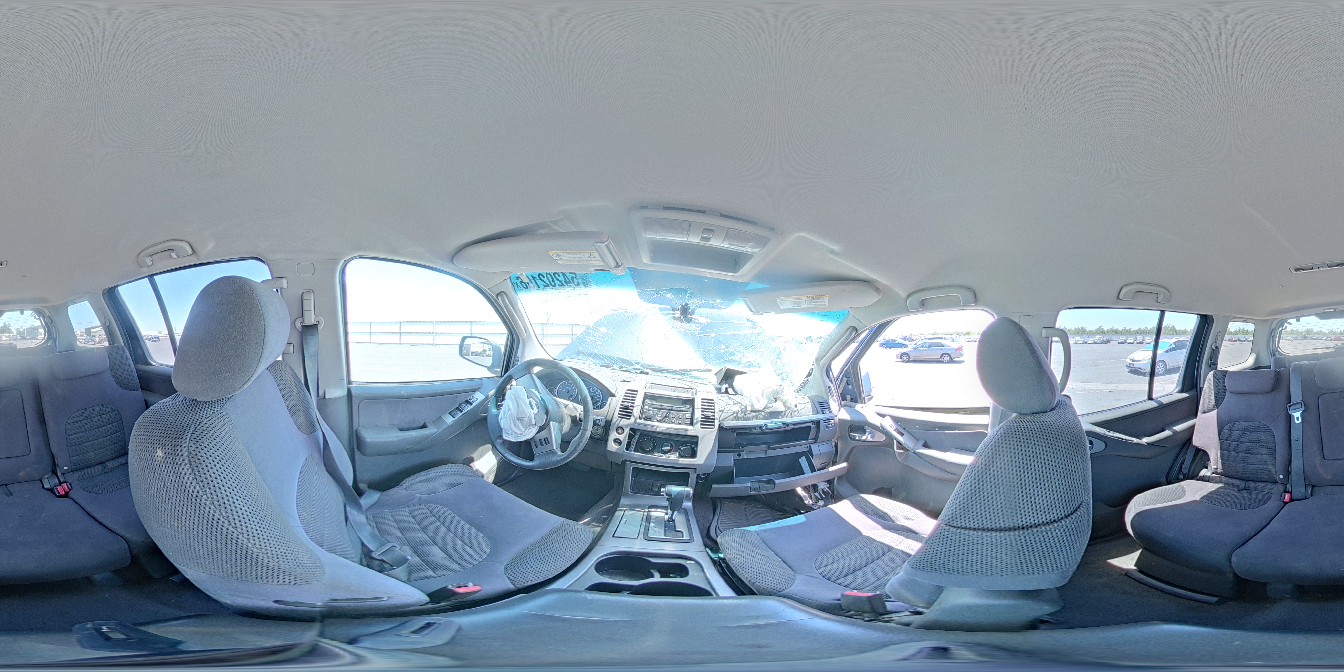 2007 Nissan Pathfinder S Blue vin: 5N1AR18U17C634719