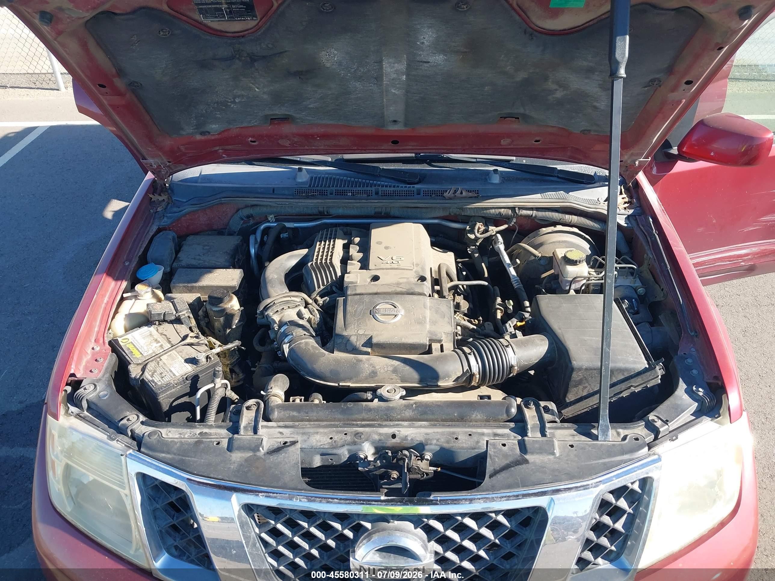 2008 Nissan Pathfinder Se Red vin: 5N1AR18U18C634995