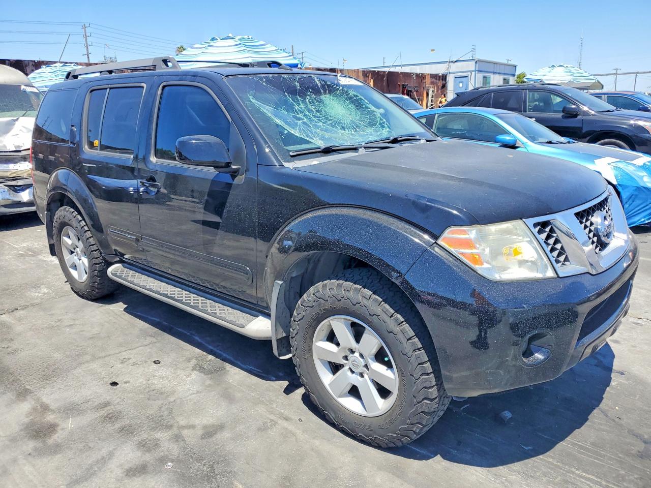2008 Nissan Pathfinder S Black vin: 5N1AR18U18C642871
