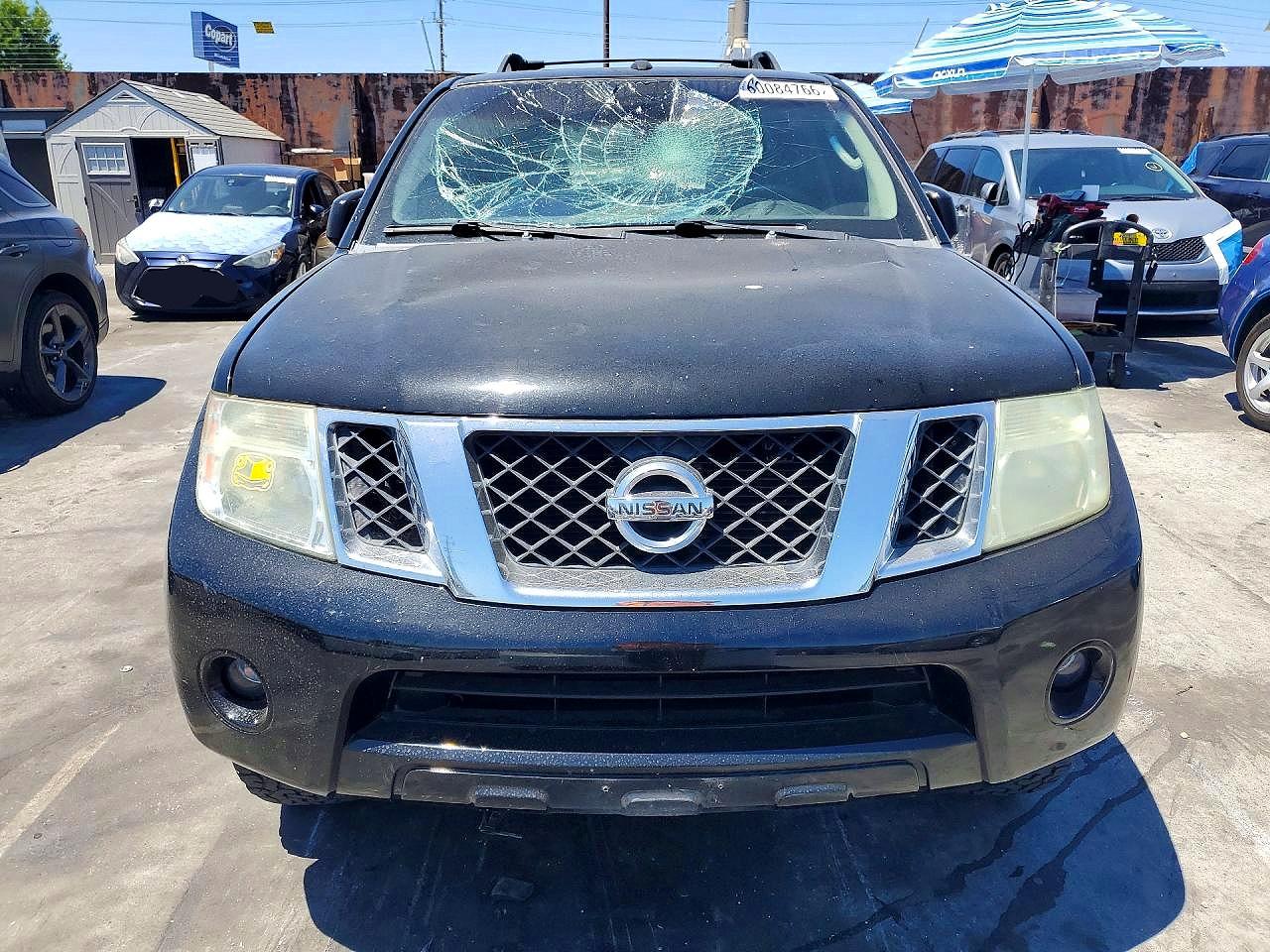 2008 Nissan Pathfinder S Black vin: 5N1AR18U18C642871