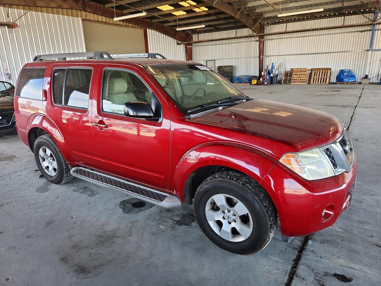 2008 Nissan Pathfinder S Red vin: 5N1AR18U18C654860