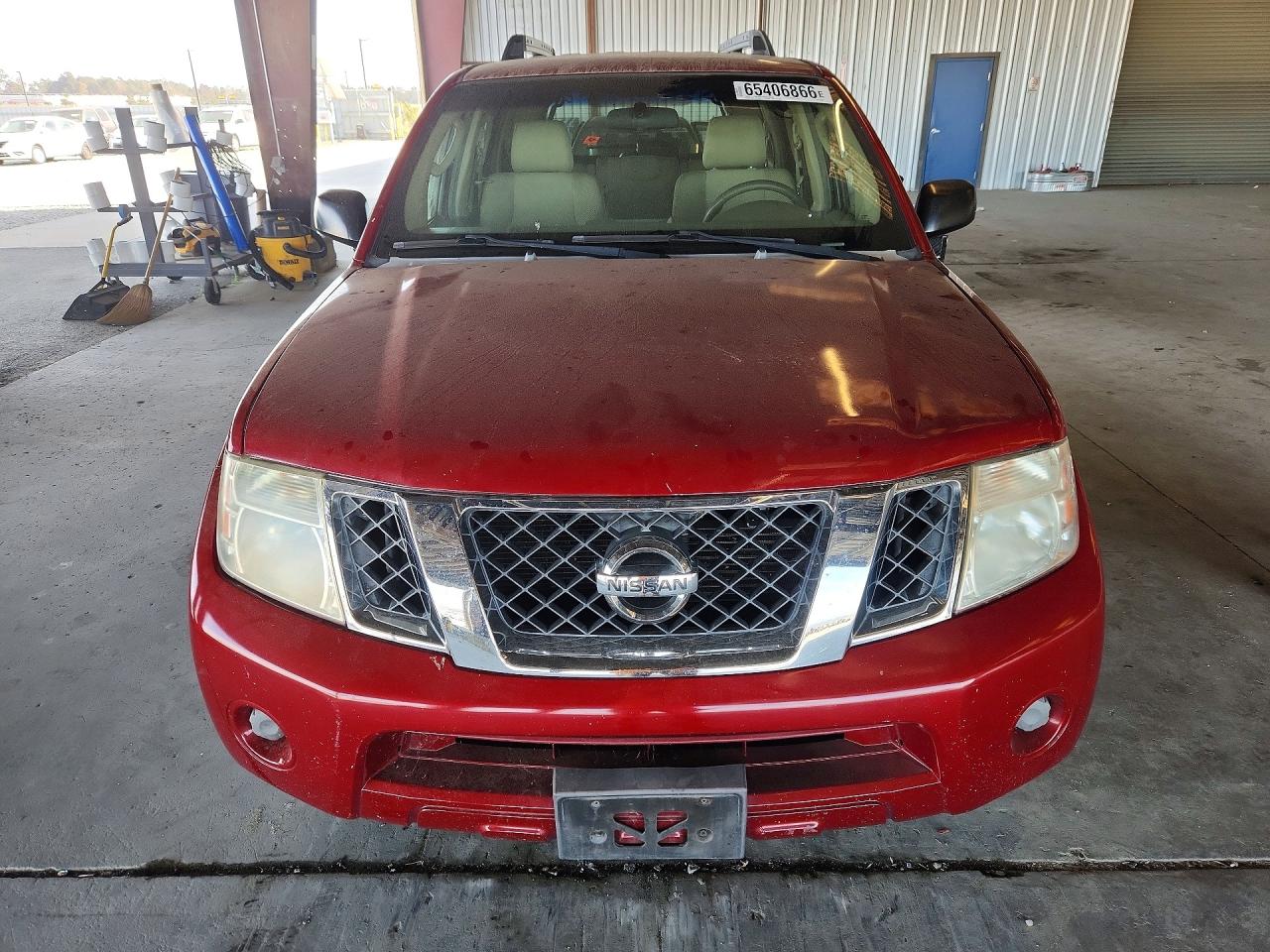 2008 Nissan Pathfinder S Red vin: 5N1AR18U18C654860