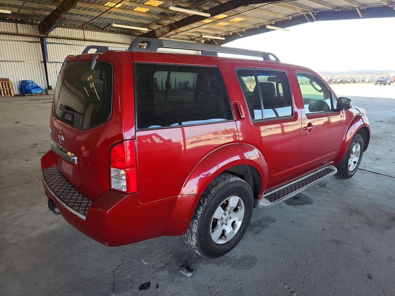 2008 Nissan Pathfinder S Red vin: 5N1AR18U18C654860
