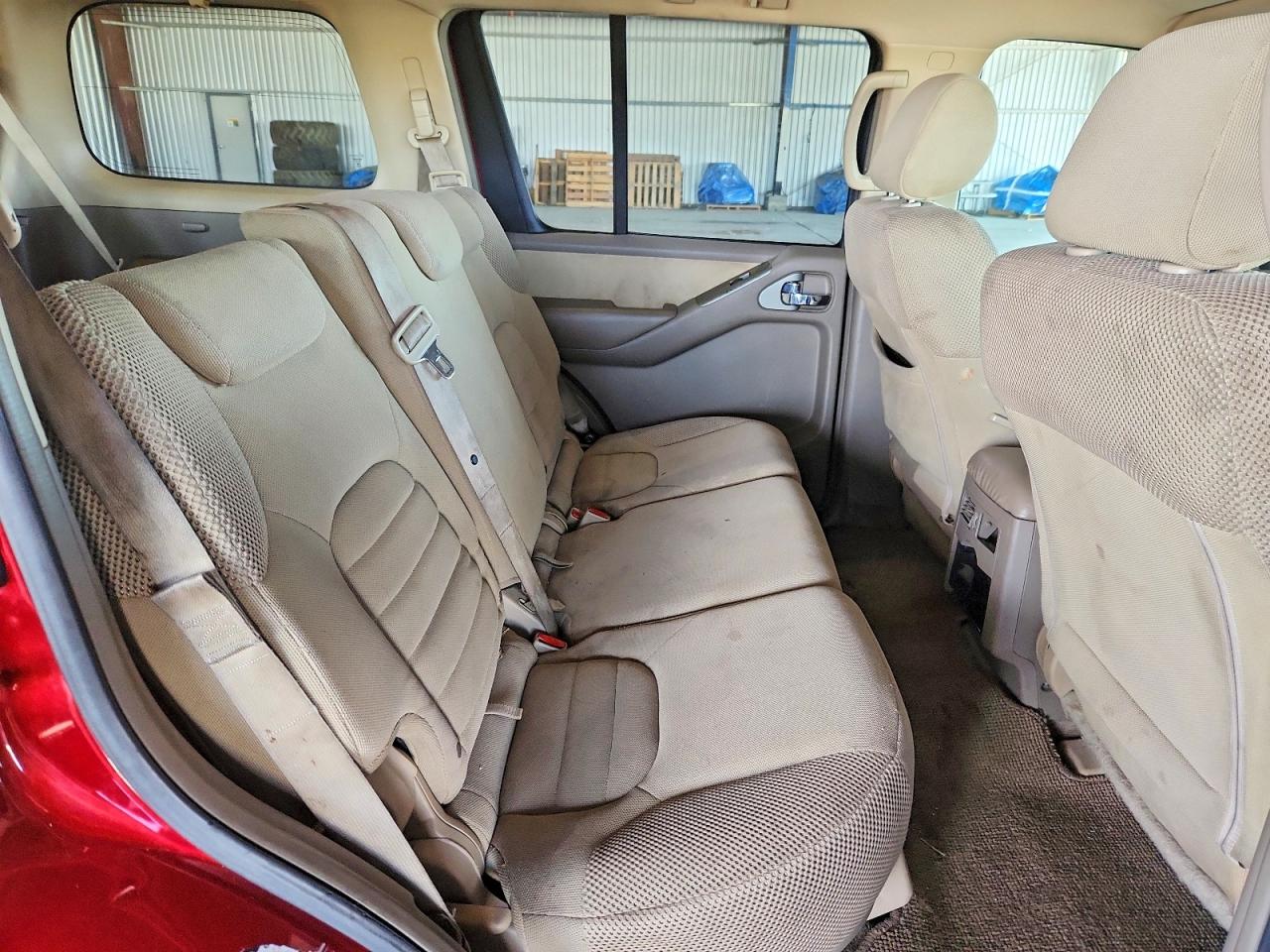 2008 Nissan Pathfinder S Red vin: 5N1AR18U18C654860