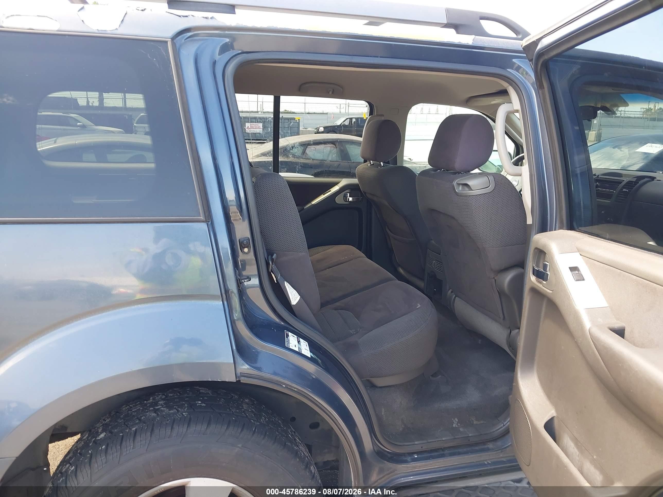 2005 Nissan Pathfinder Se Dark Blue vin: 5N1AR18U25C764117