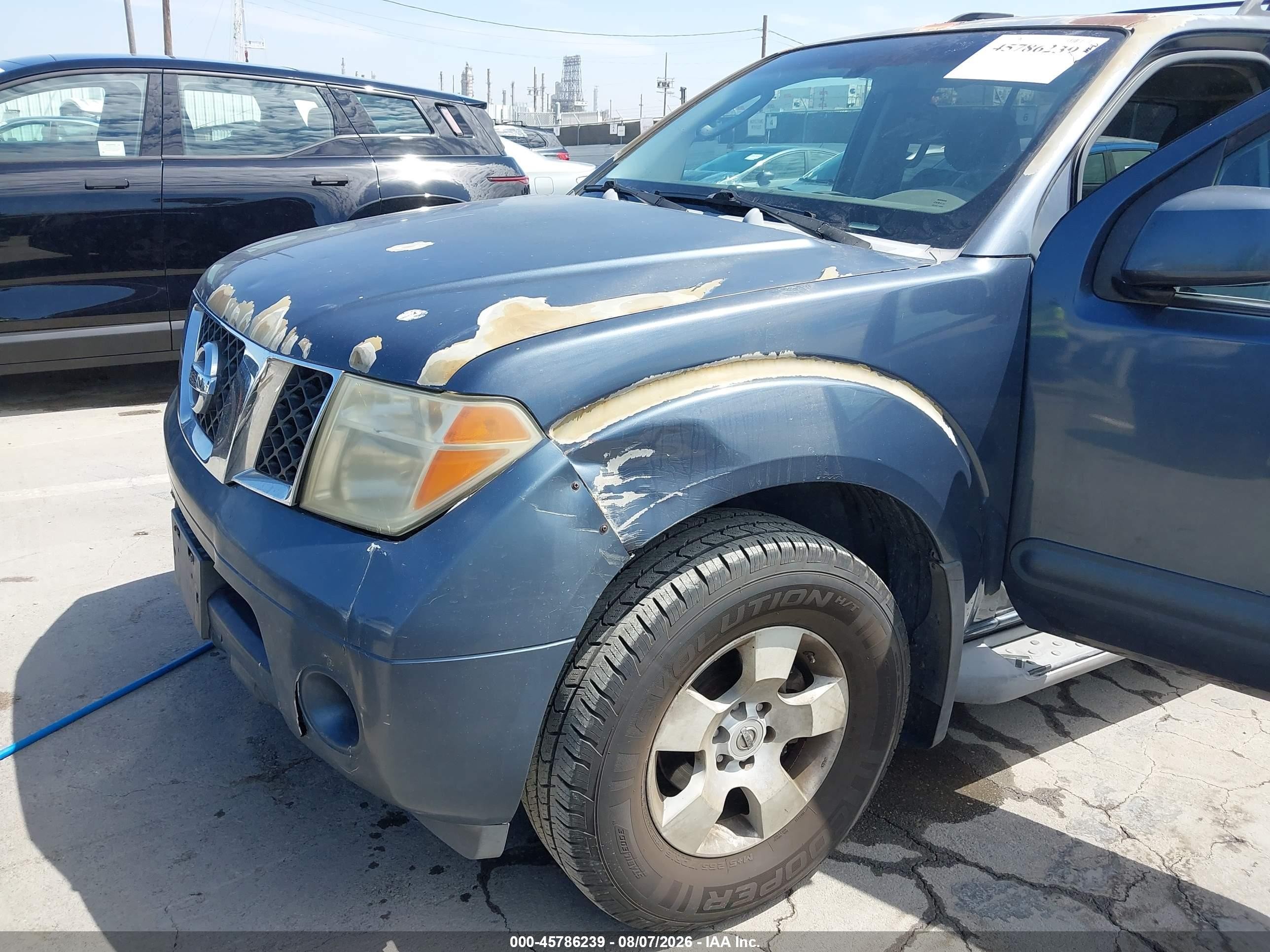 2005 Nissan Pathfinder Se Dark Blue vin: 5N1AR18U25C764117