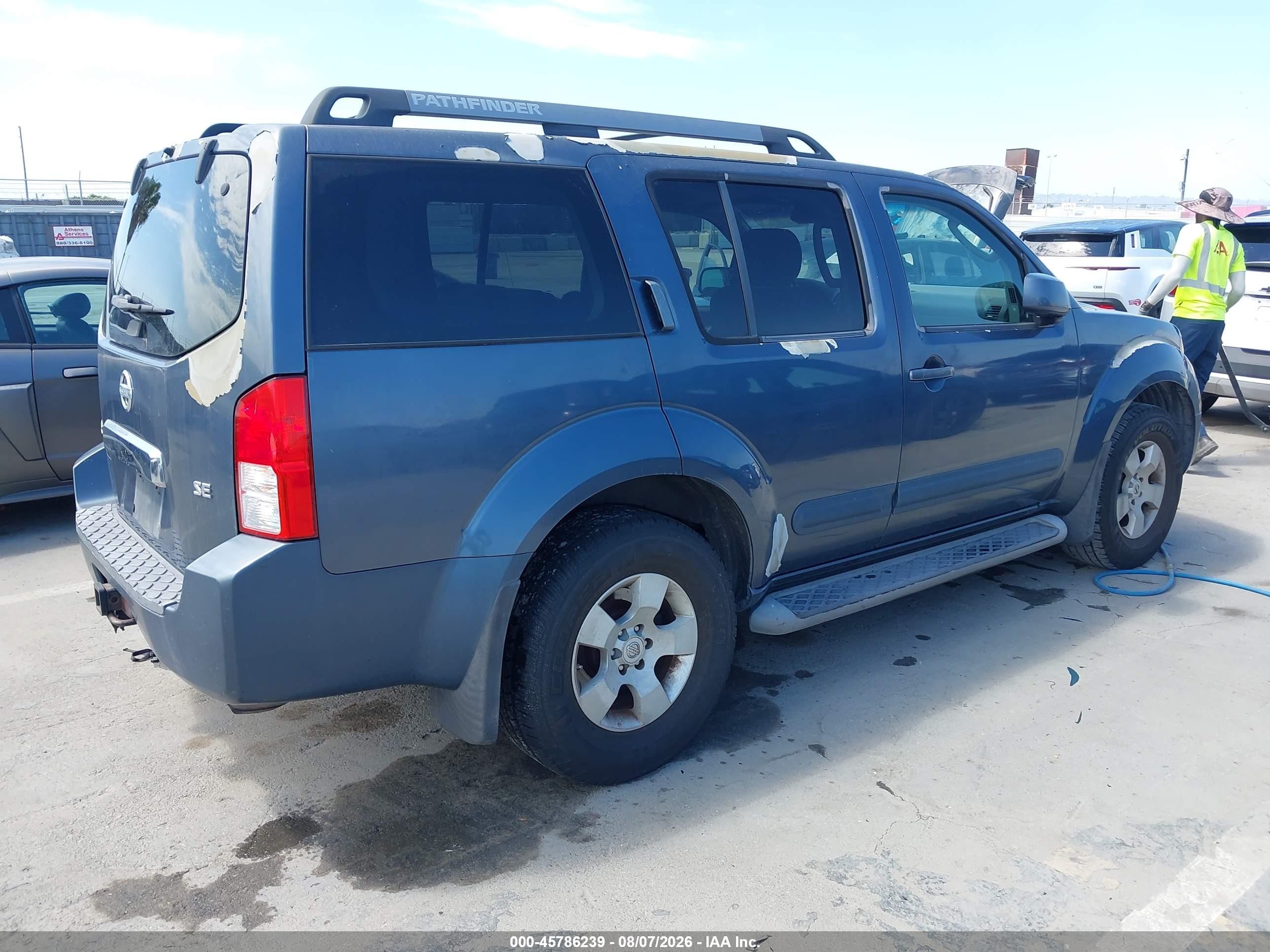 2005 Nissan Pathfinder Se Dark Blue vin: 5N1AR18U25C764117