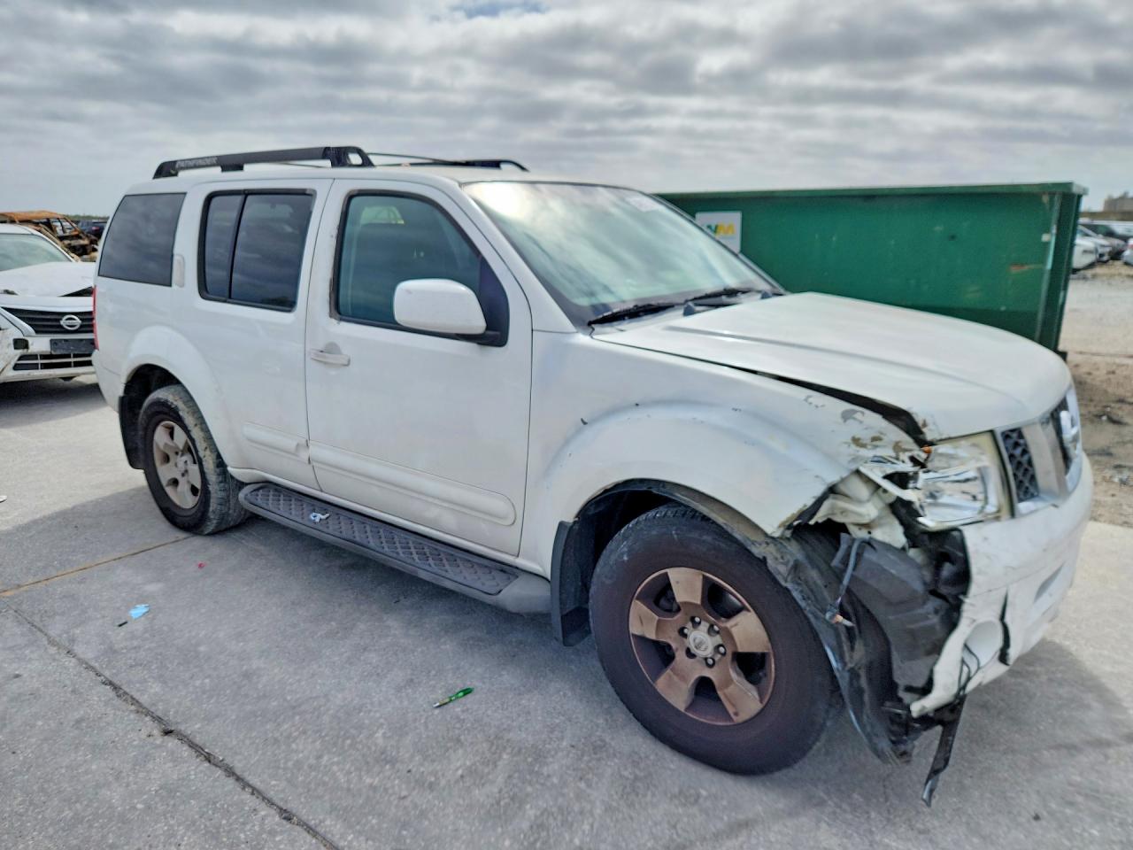2006 Nissan Pathfinder S White vin: 5N1AR18U26C600299