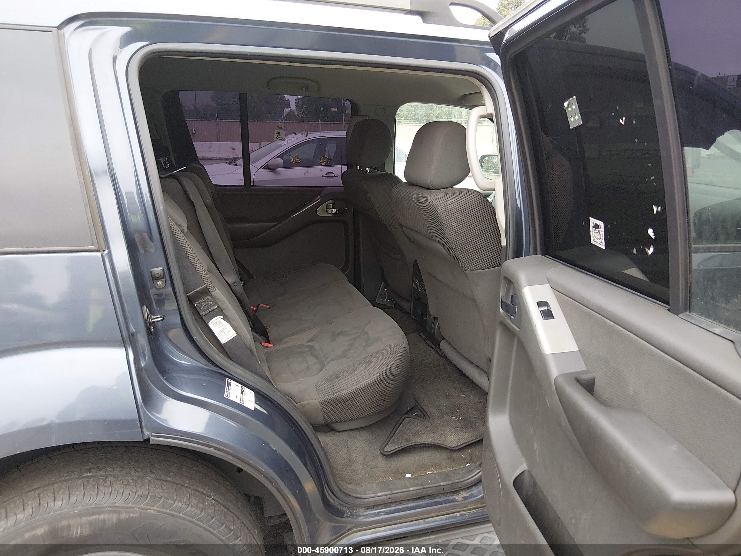 2006 Nissan Pathfinder S Blue vin: 5N1AR18U26C672541
