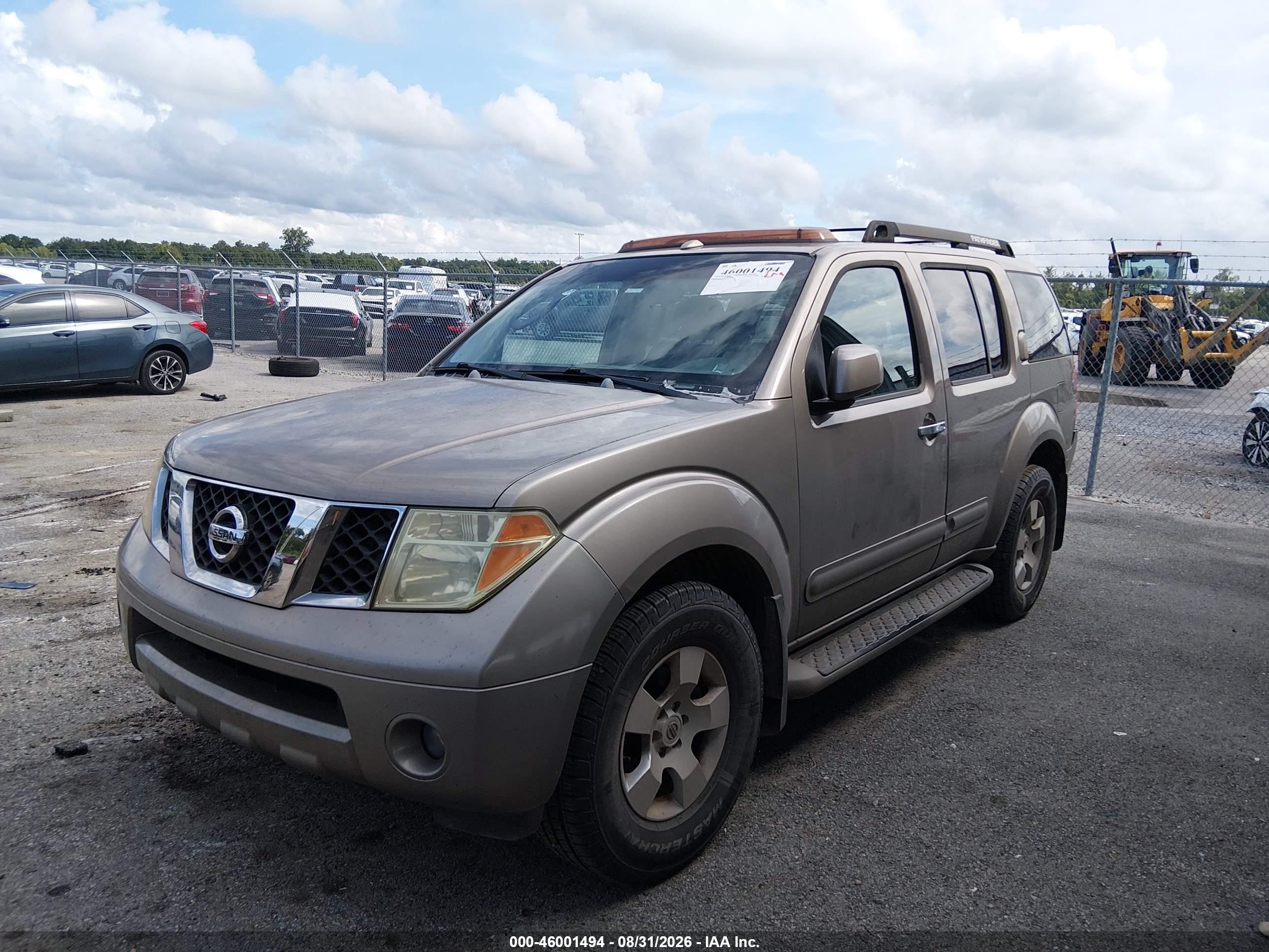 2007 Nissan Pathfinder Se Brown vin: 5N1AR18U27C642151