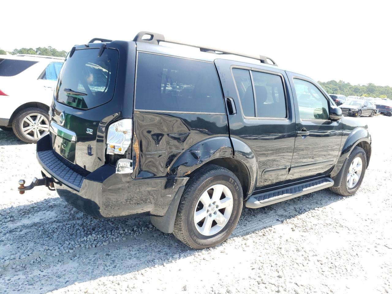 2008 Nissan Pathfinder S Черный vin: 5N1AR18U28C632771