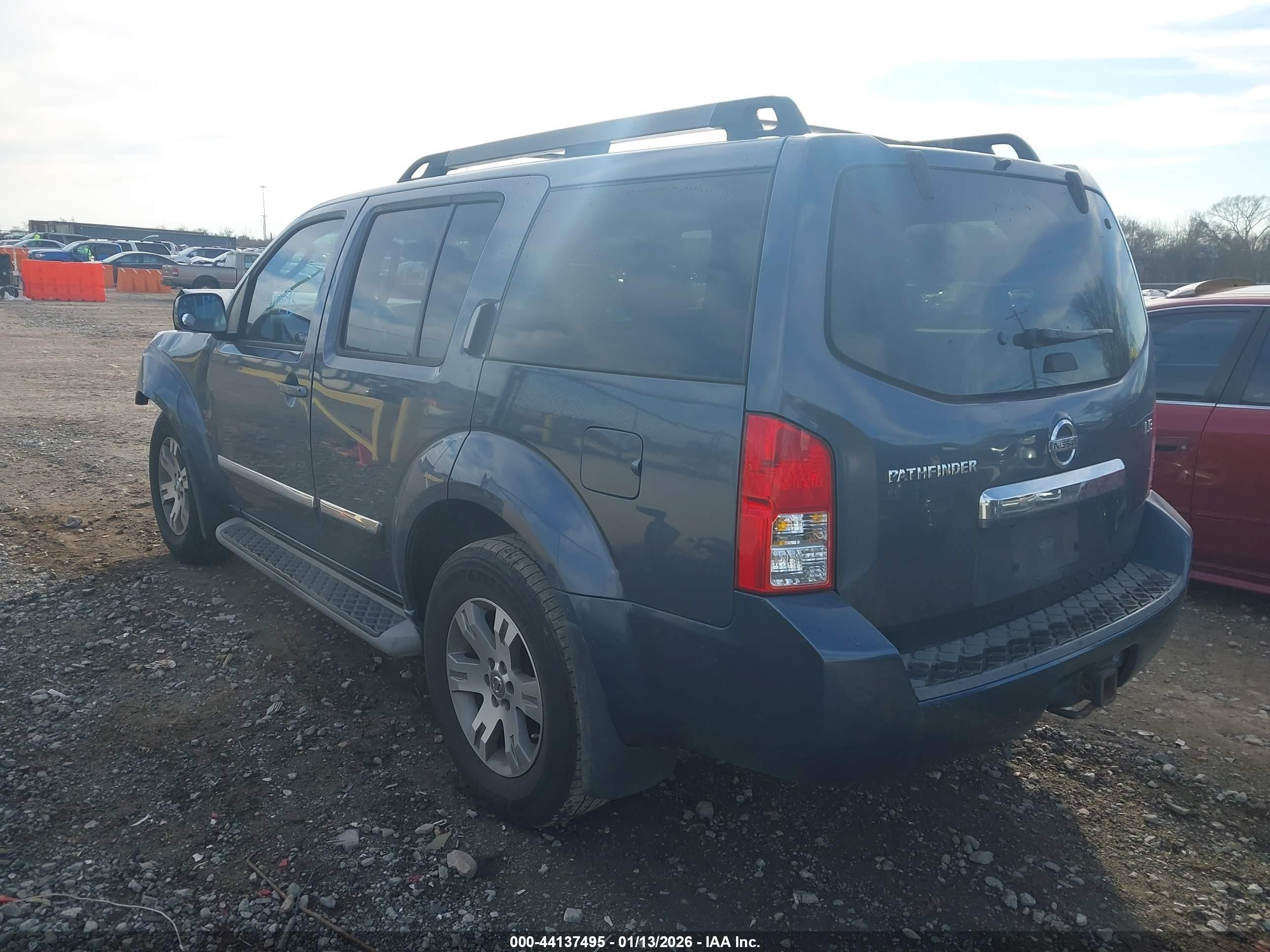 2008 Nissan Pathfinder Le Blue vin: 5N1AR18U28C652129