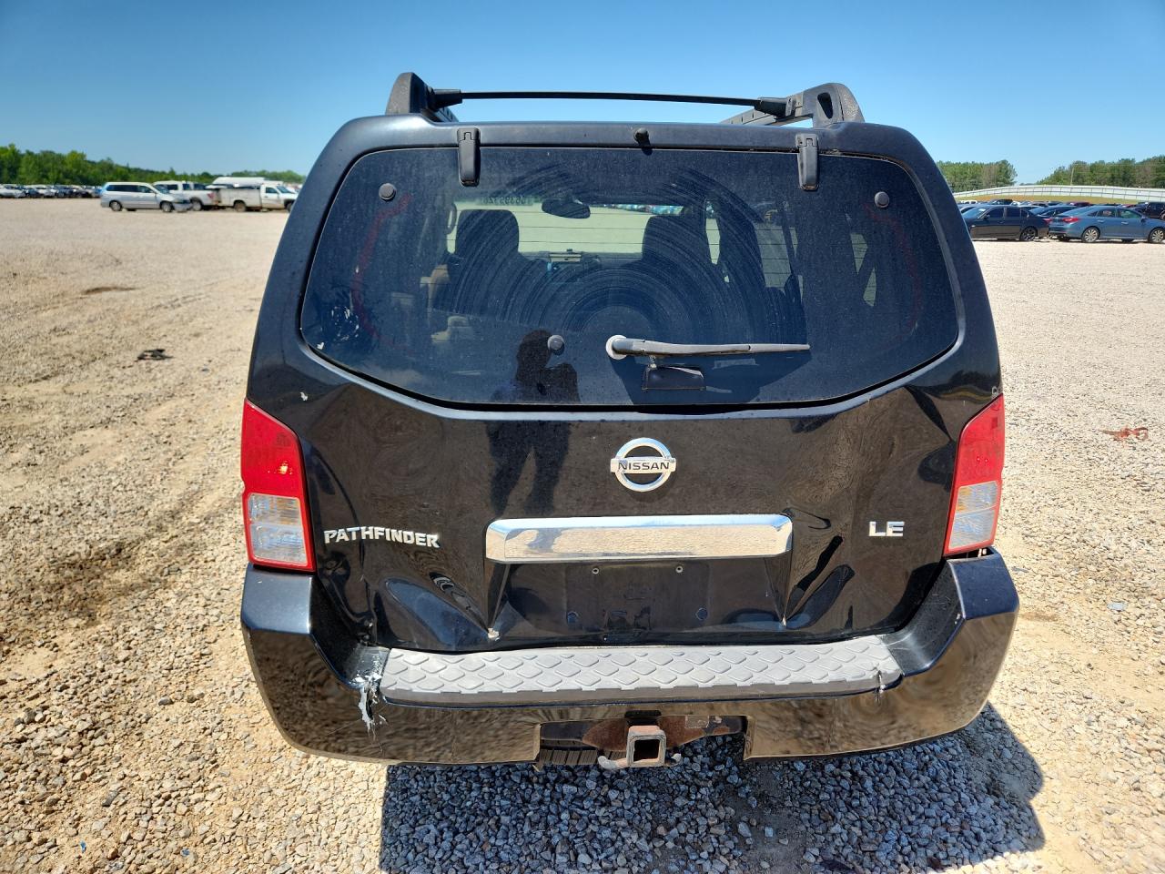 2005 Nissan Pathfinder Xe Black vin: 5N1AR18U35C783548