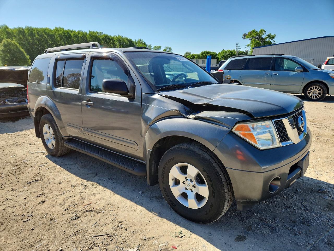 2007 Nissan Pathfinder S Gray vin: 5N1AR18U37C613063