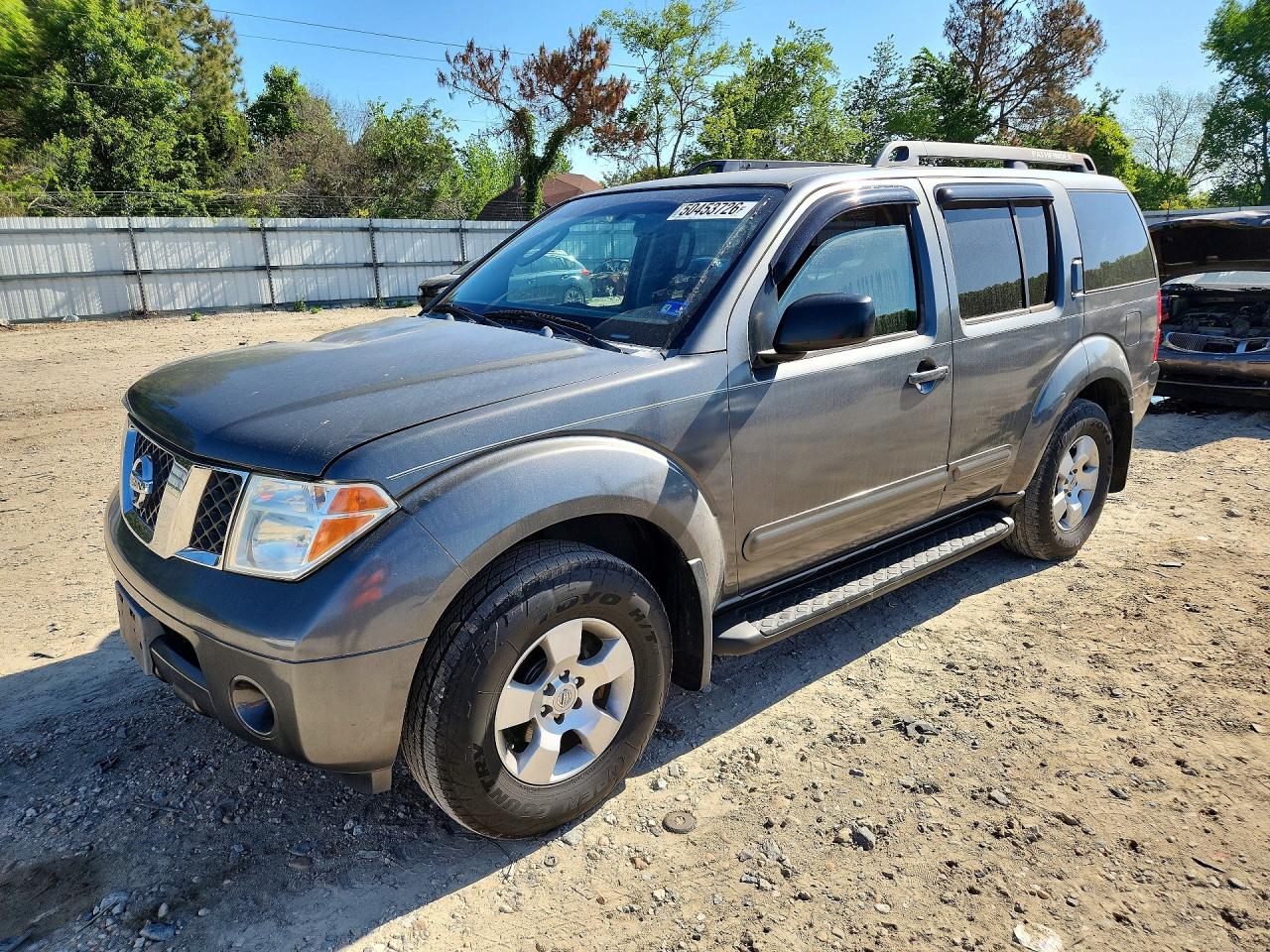 2007 Nissan Pathfinder S Gray vin: 5N1AR18U37C613063
