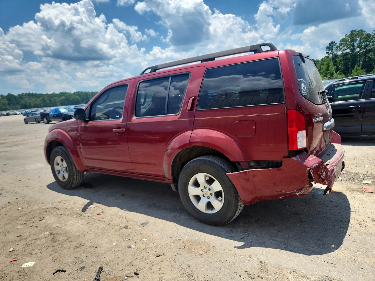 2008 Nissan Pathfinder S Burgundy vin: 5N1AR18U38C613033