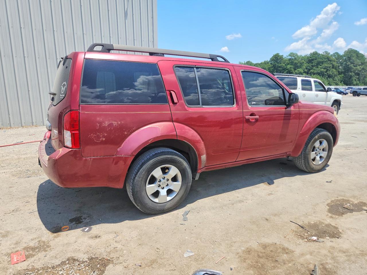 2008 Nissan Pathfinder S Burgundy vin: 5N1AR18U38C613033