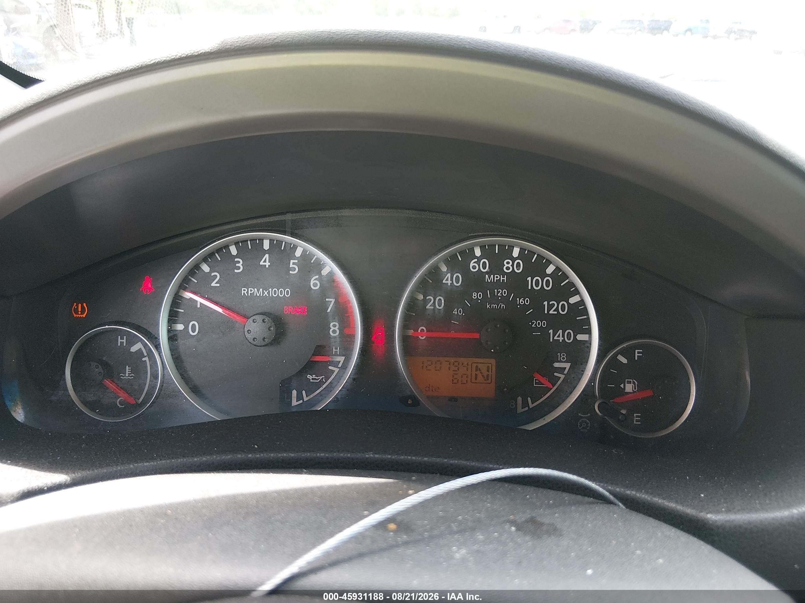 2005 Nissan Pathfinder Le Бежевый vin: 5N1AR18U45C706963