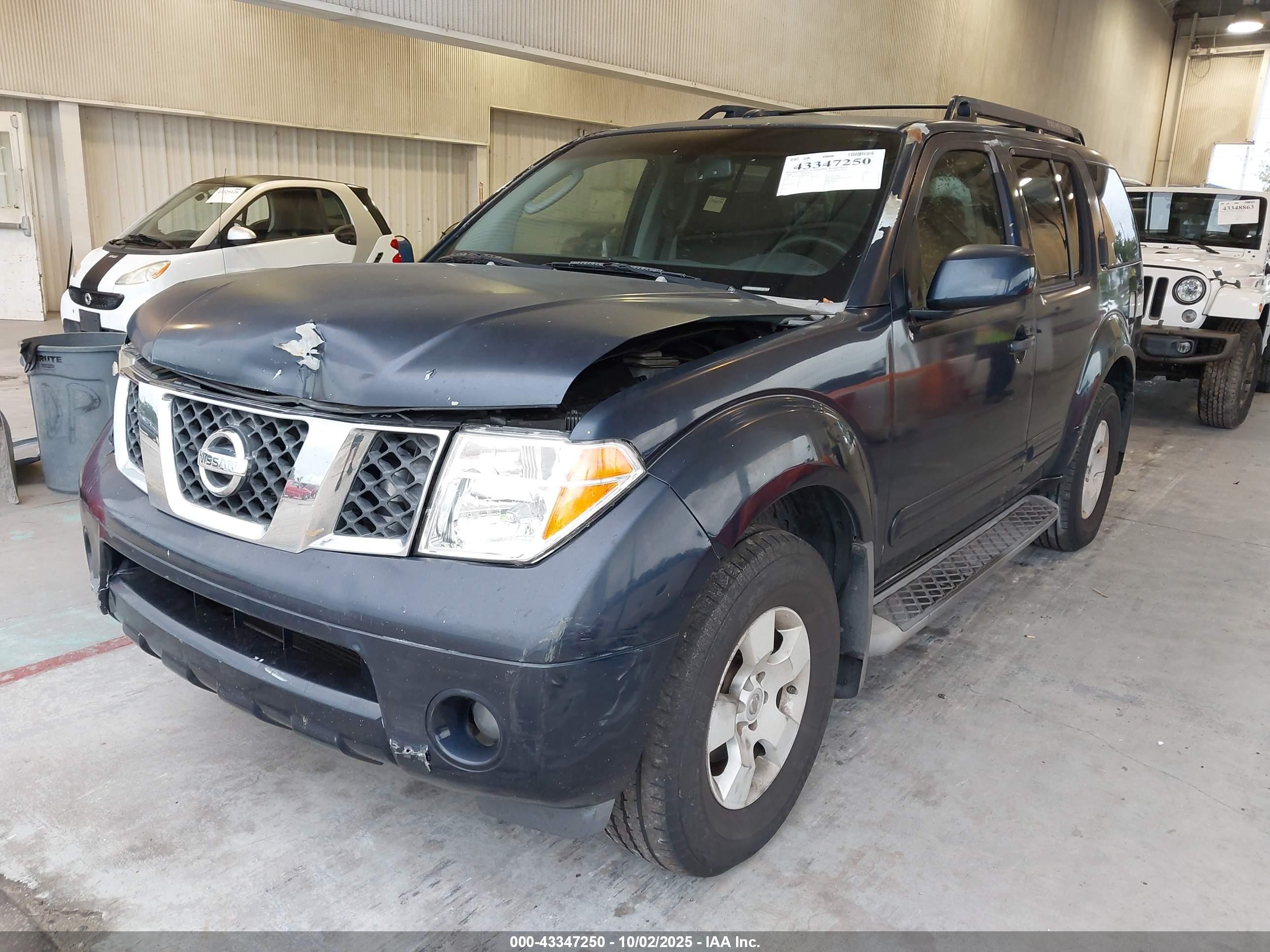 2006 Nissan Pathfinder Se Blue vin: 5N1AR18U46C676753
