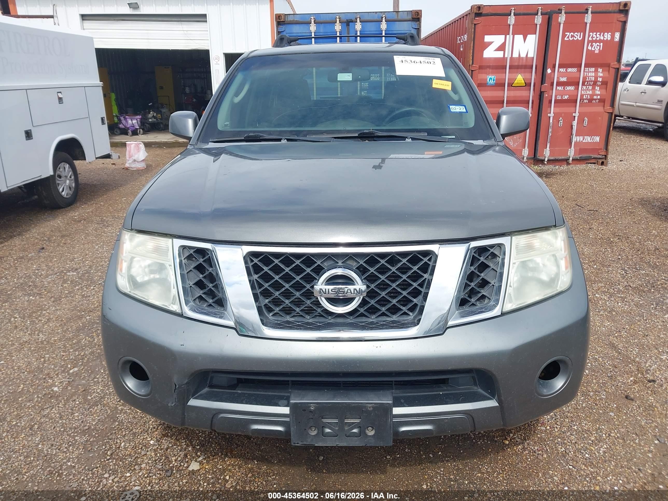 2008 Nissan Pathfinder Se Gray vin: 5N1AR18U48C647823