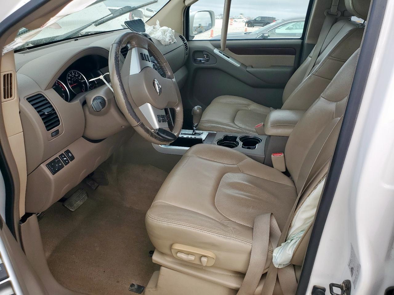 2008 Nissan Pathfinder S Белый vin: 5N1AR18U48C659602