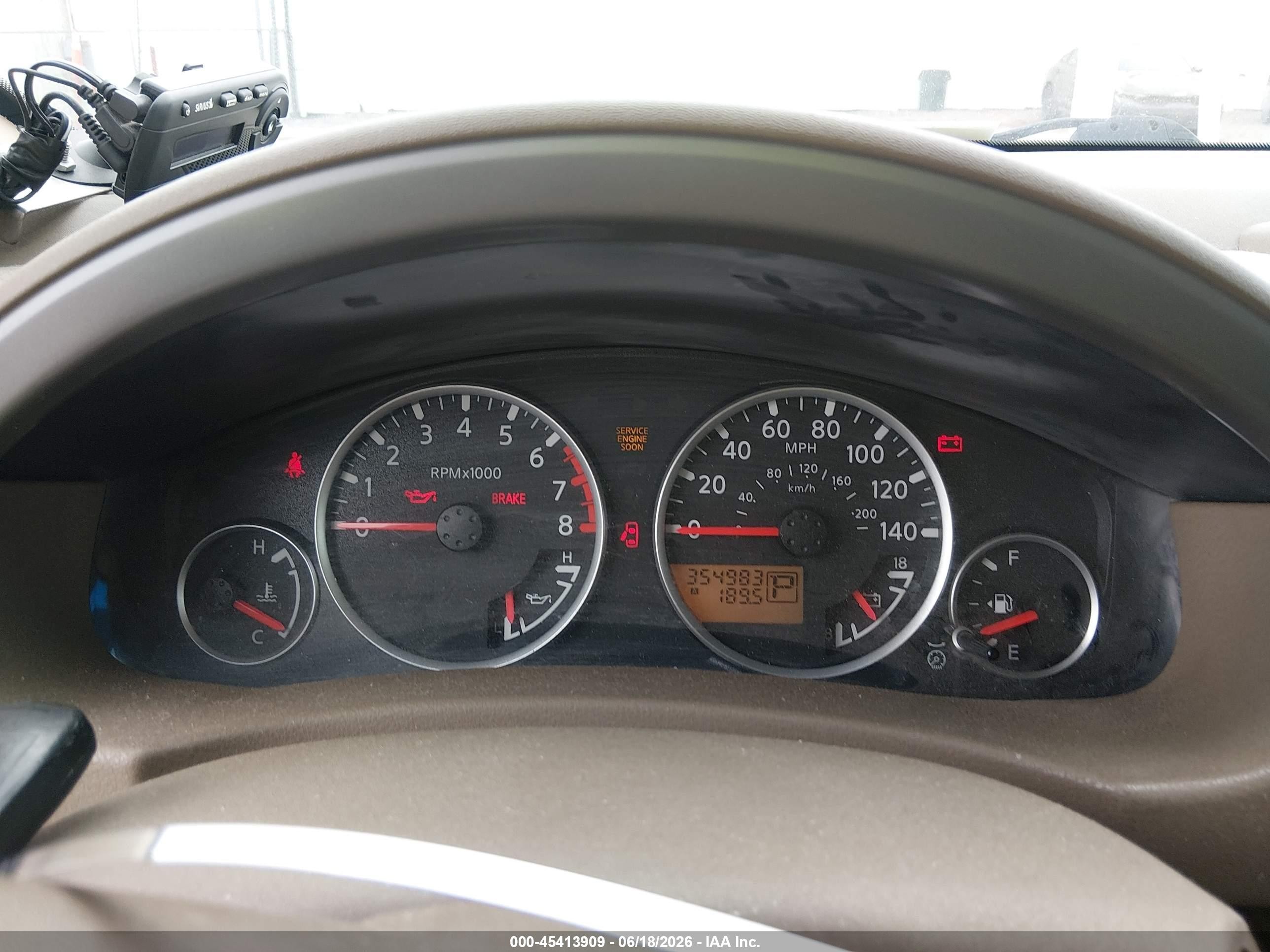 2005 Nissan Pathfinder Se White vin: 5N1AR18U55C754018
