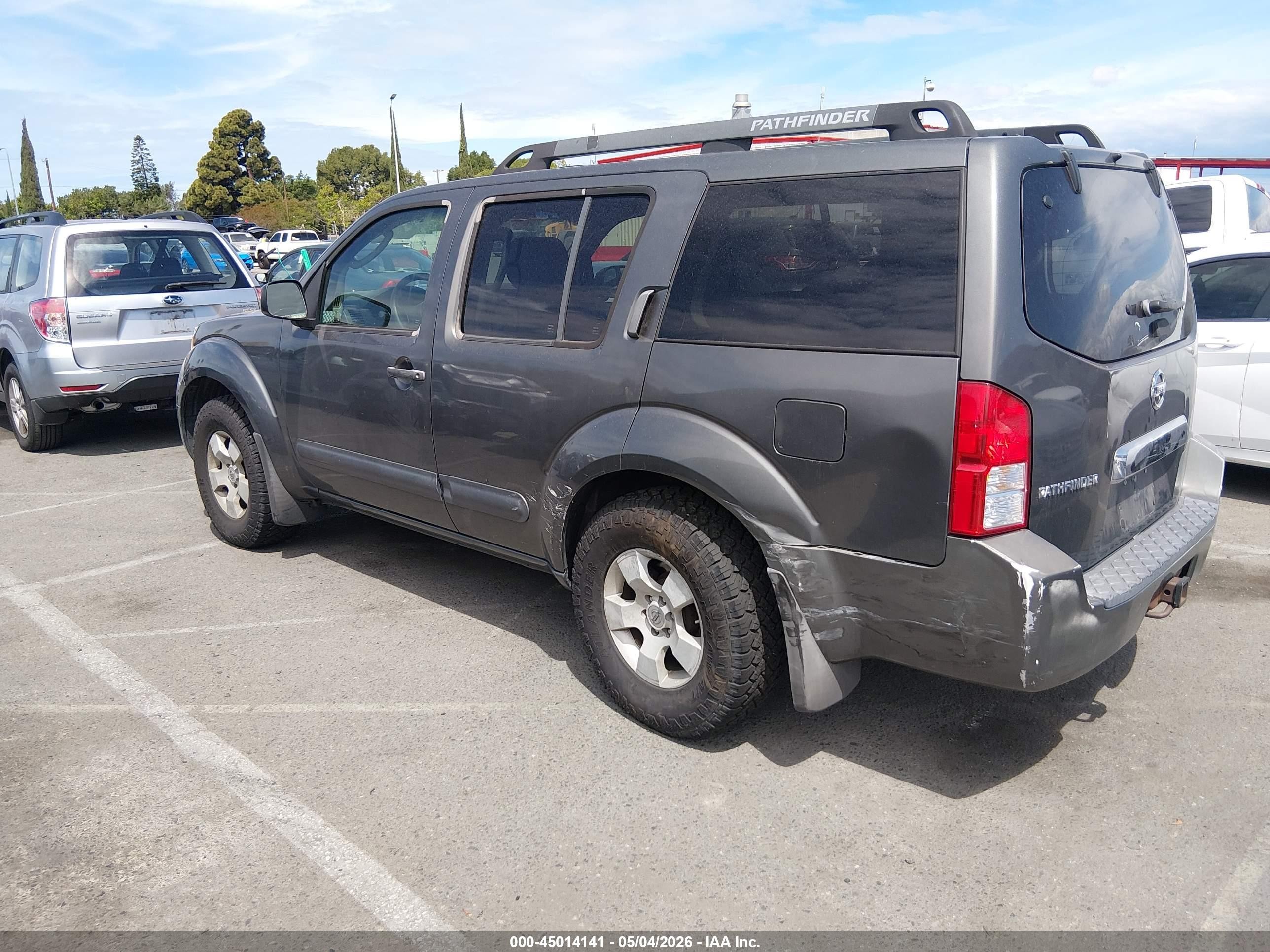2006 Nissan Pathfinder S Серый vin: 5N1AR18U56C612074