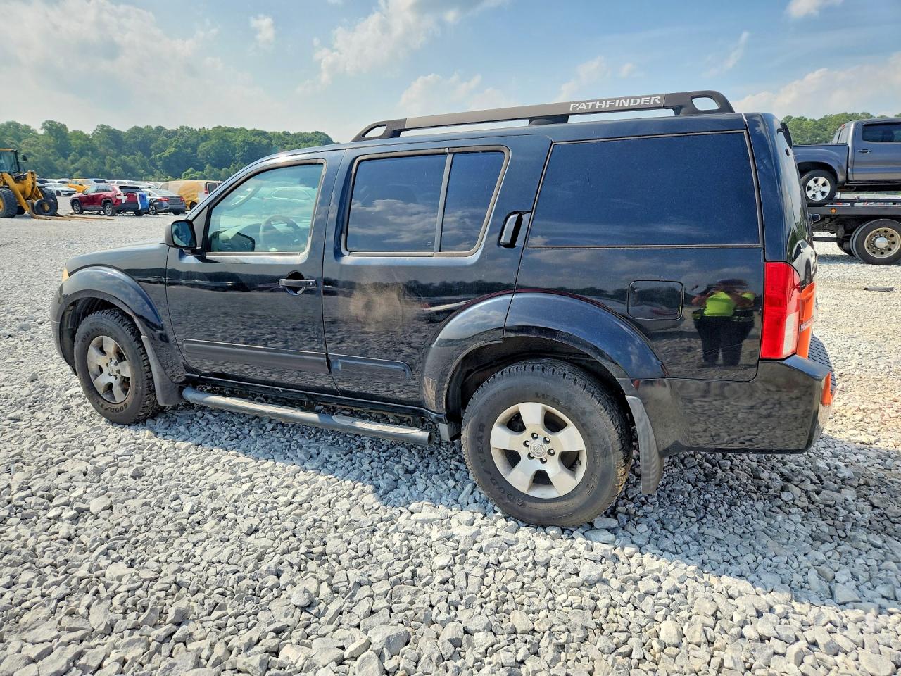 2006 Nissan Pathfinder S Black vin: 5N1AR18U56C634382
