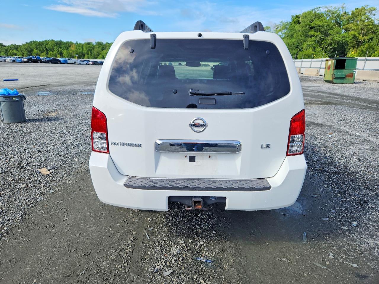 2007 Nissan Pathfinder S White vin: 5N1AR18U57C605904