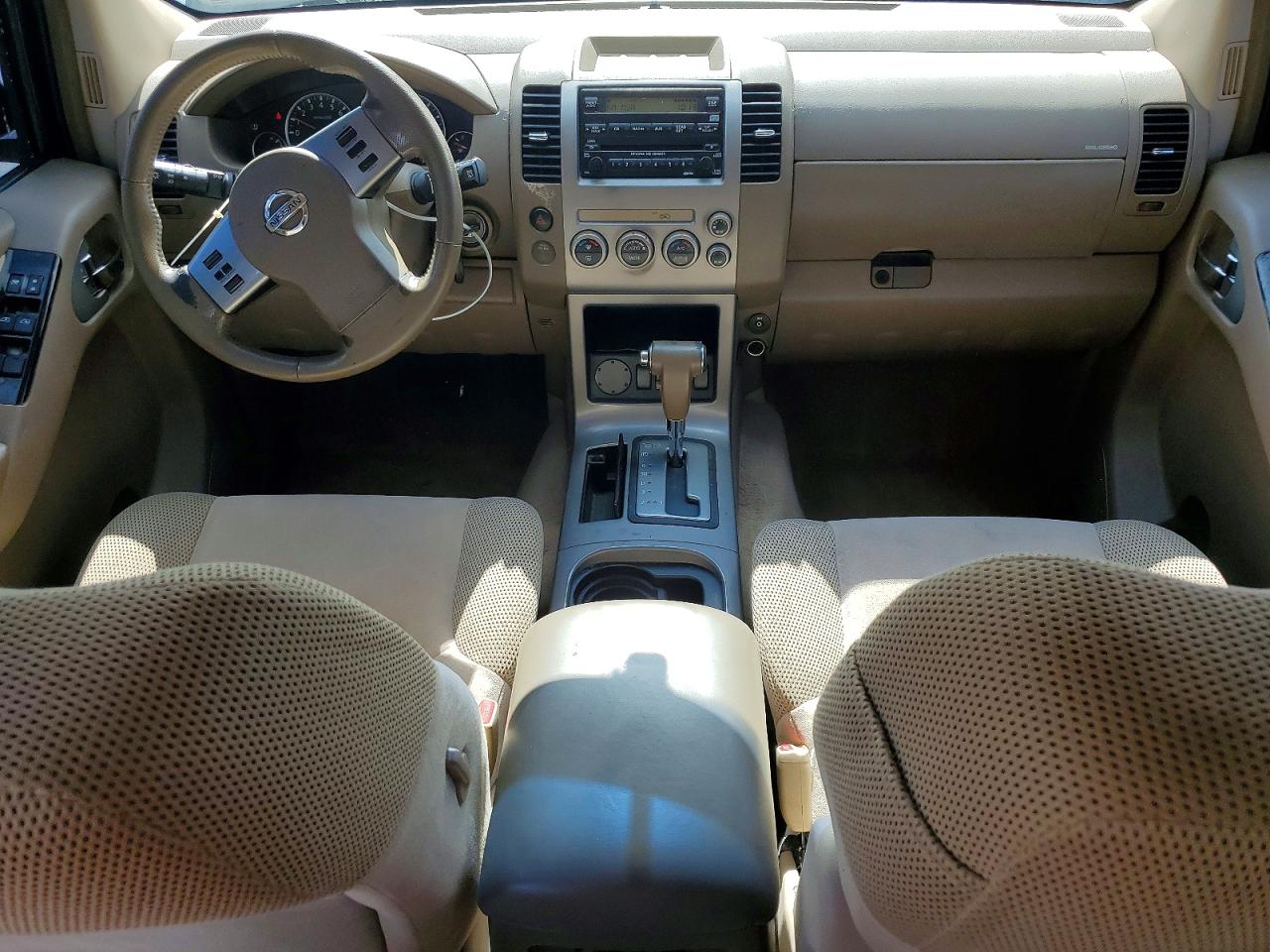 2007 Nissan Pathfinder S Black vin: 5N1AR18U57C621570