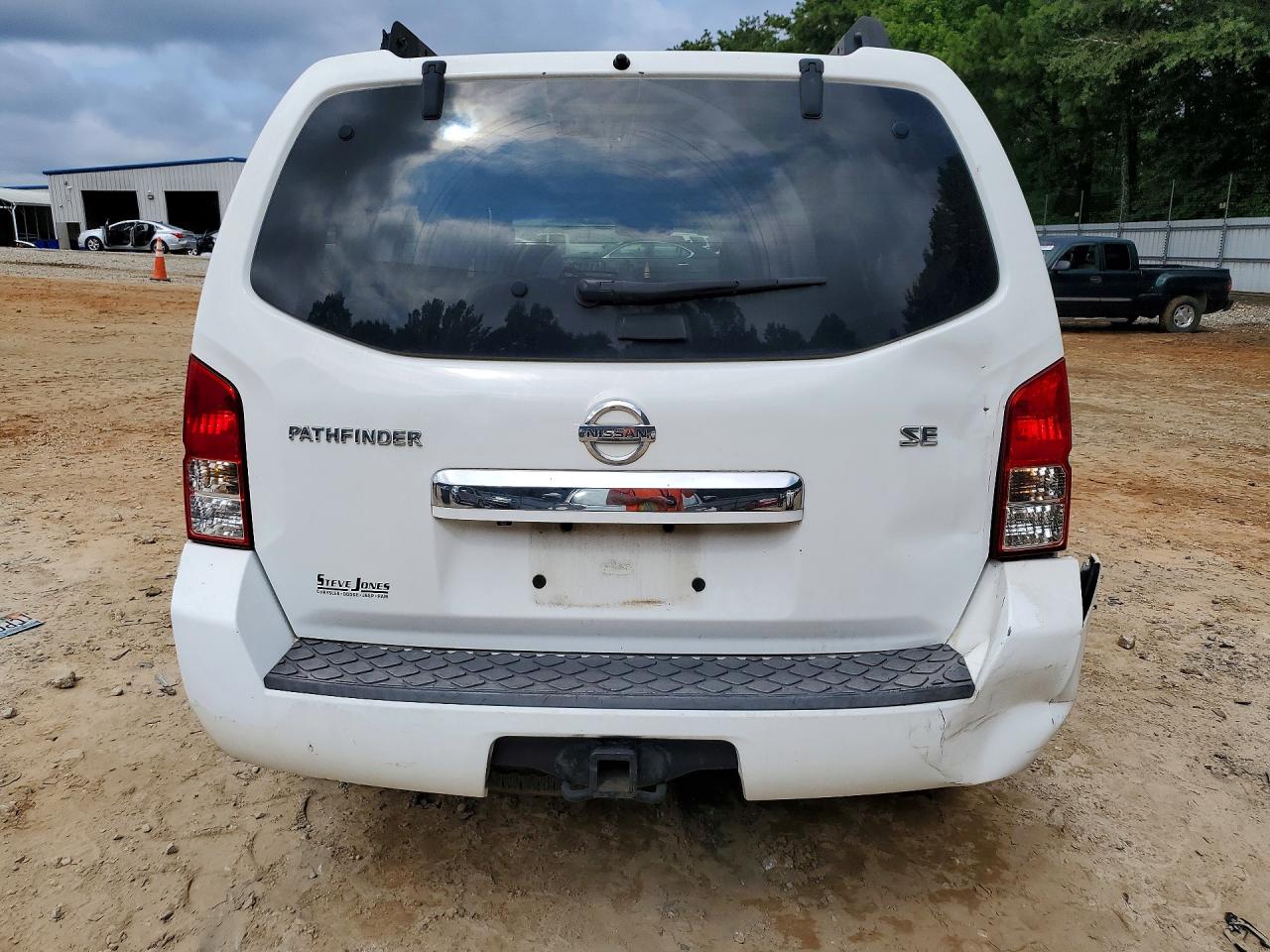 2008 Nissan Pathfinder S White vin: 5N1AR18U58C648057