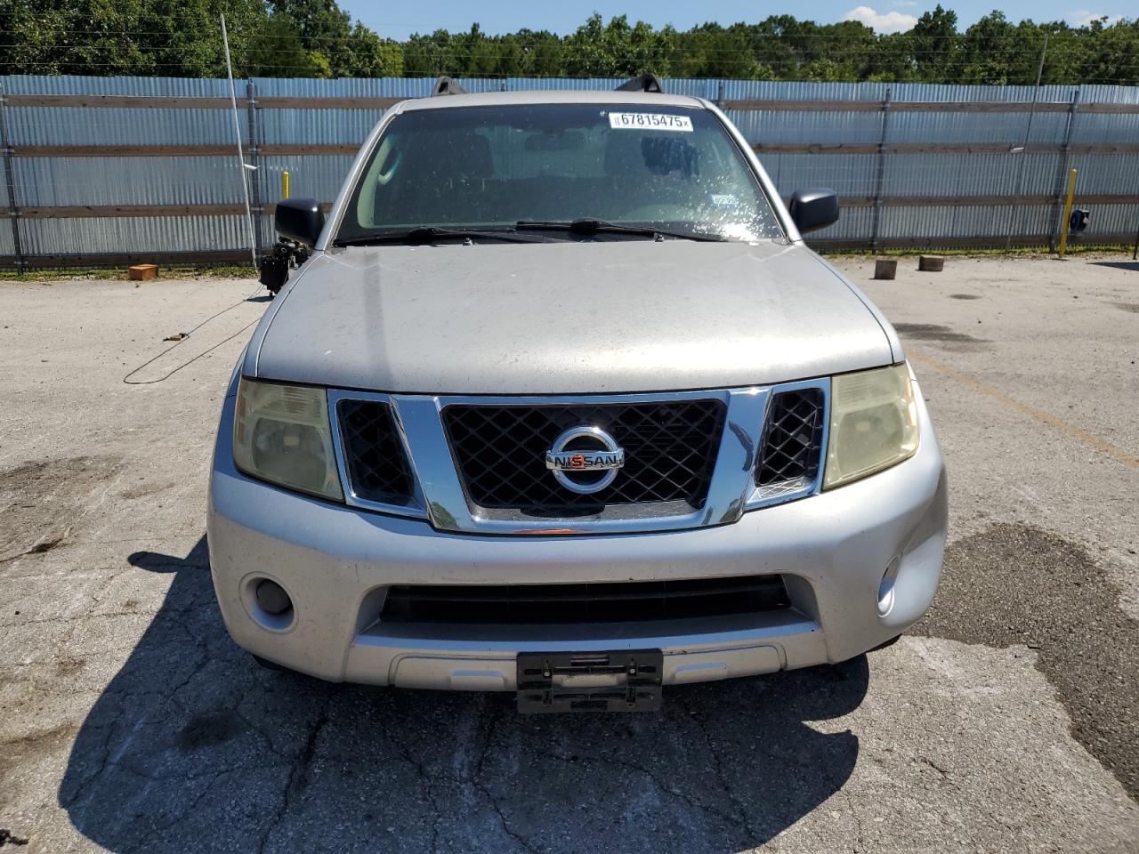 2008 Niss Pathfinder S Silver vin: 5N1AR18U58C655817