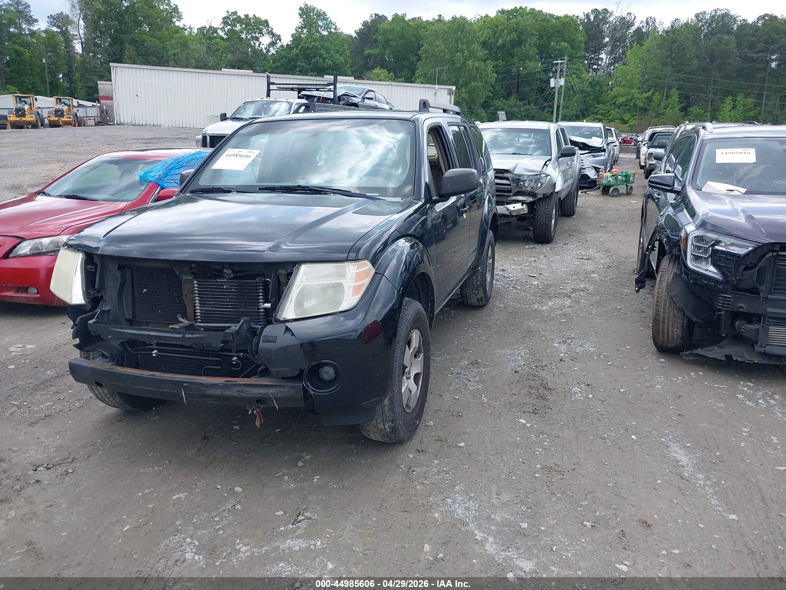 2008 Nissan Pathfinder S Черный vin: 5N1AR18U58C659575