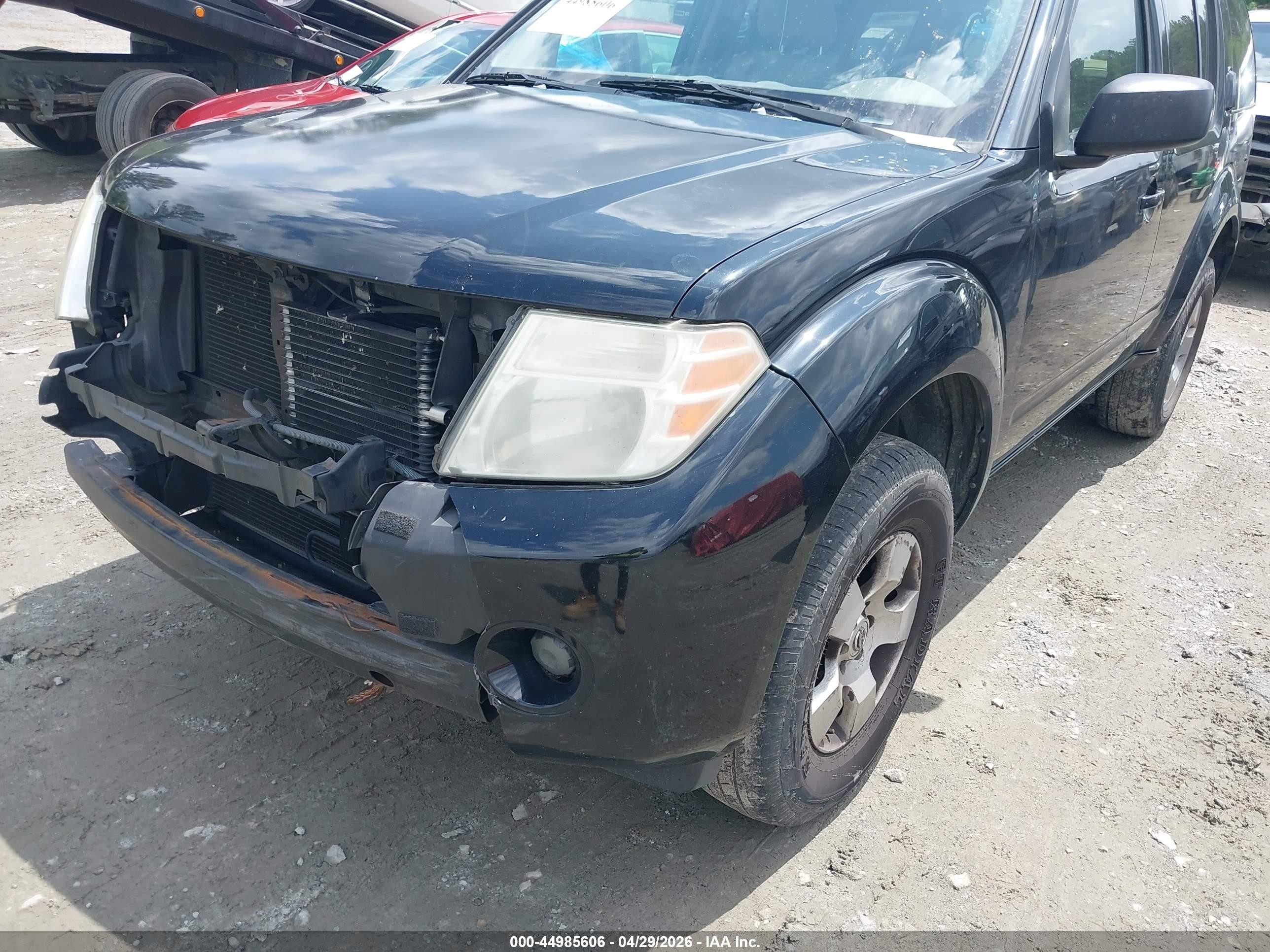2008 Nissan Pathfinder S Черный vin: 5N1AR18U58C659575