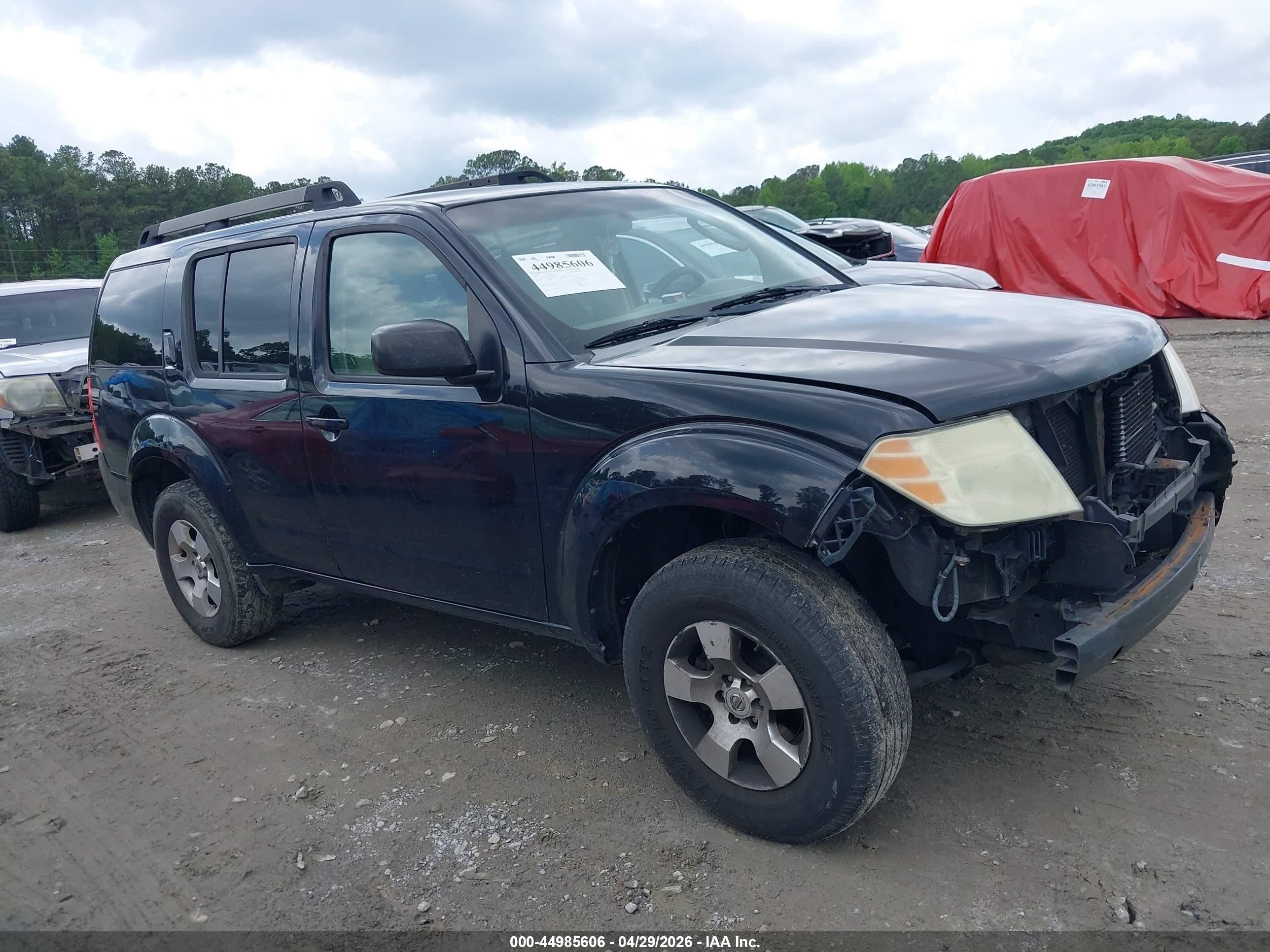 2008 Nissan Pathfinder S Черный vin: 5N1AR18U58C659575
