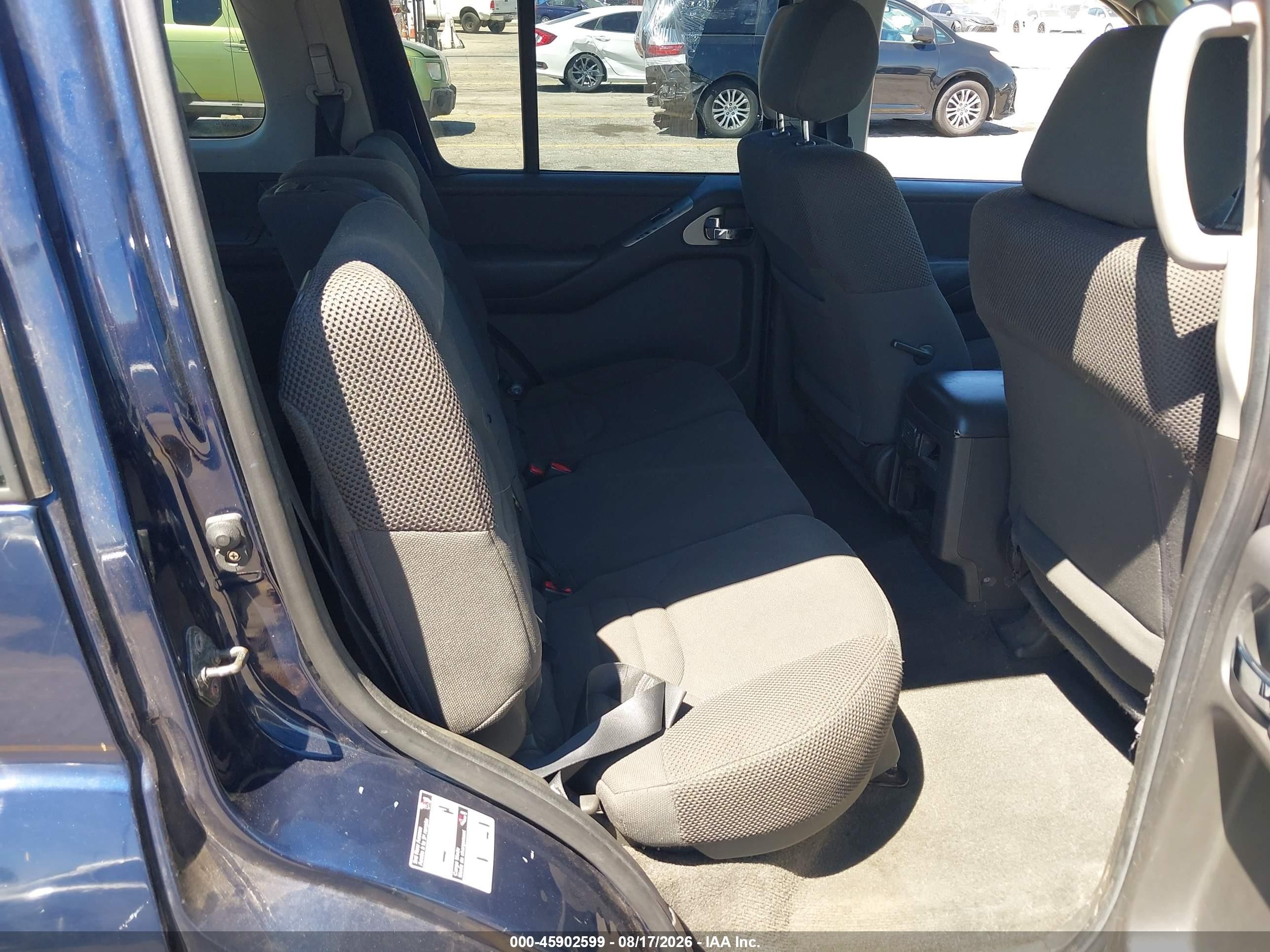 2009 Nissan Pathfinder S Black vin: 5N1AR18U59C601015