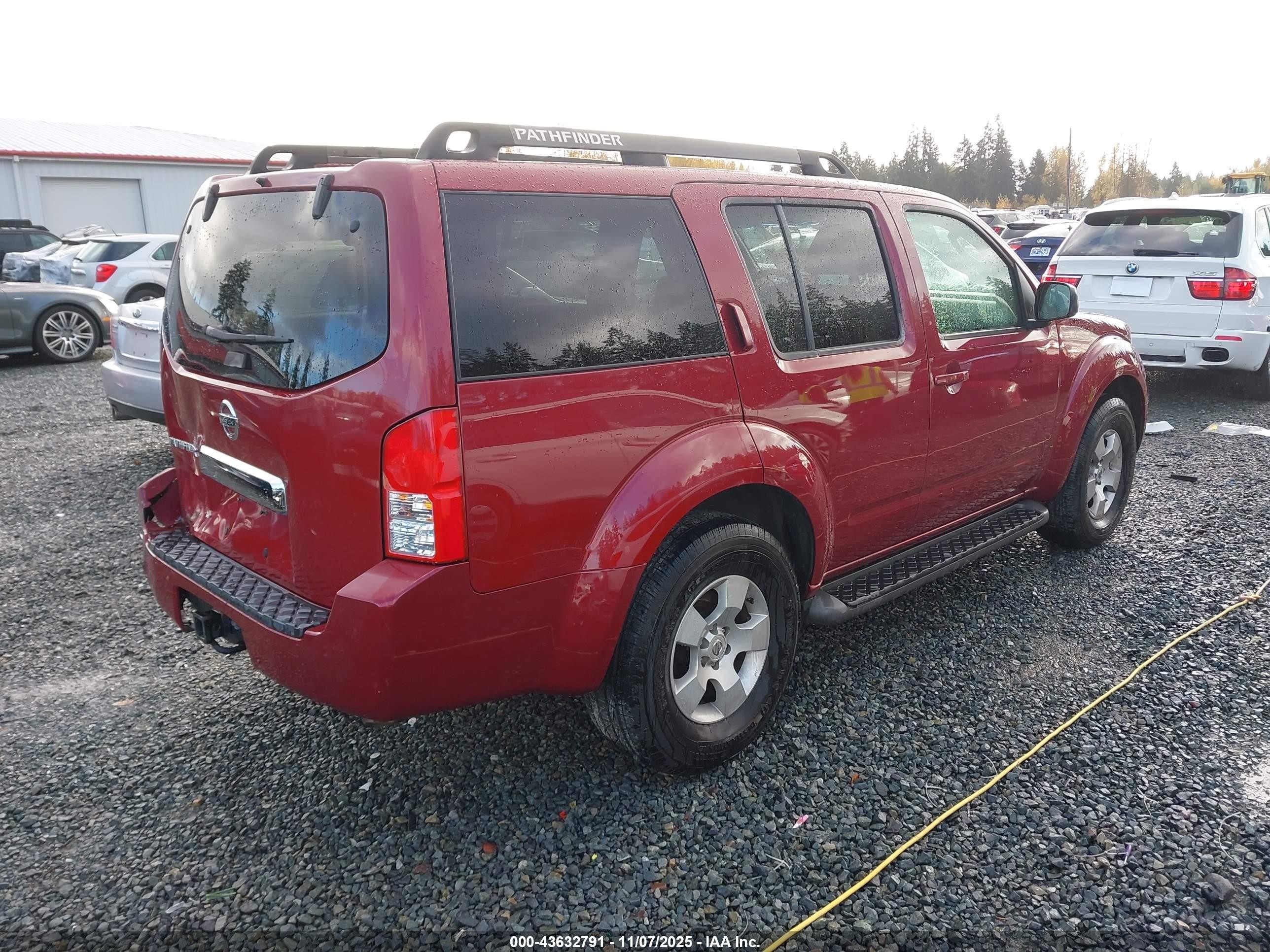 2006 Nissan Pathfinder S Красный vin: 5N1AR18U66C630387