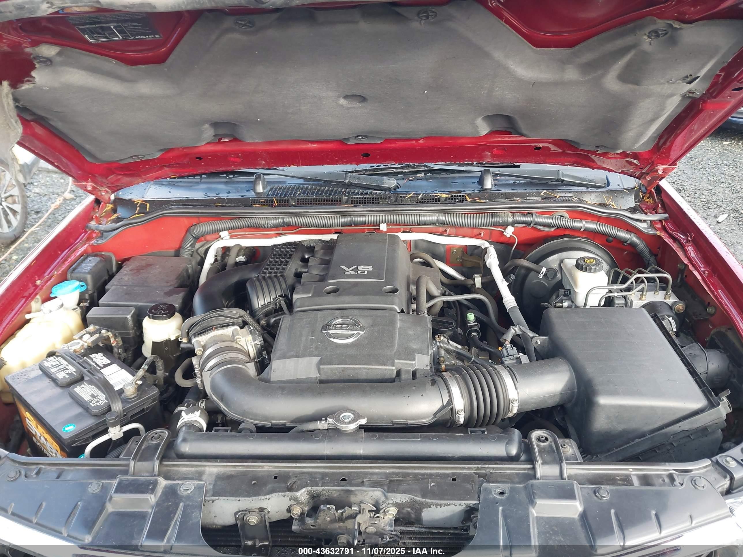 2006 Nissan Pathfinder S Красный vin: 5N1AR18U66C630387
