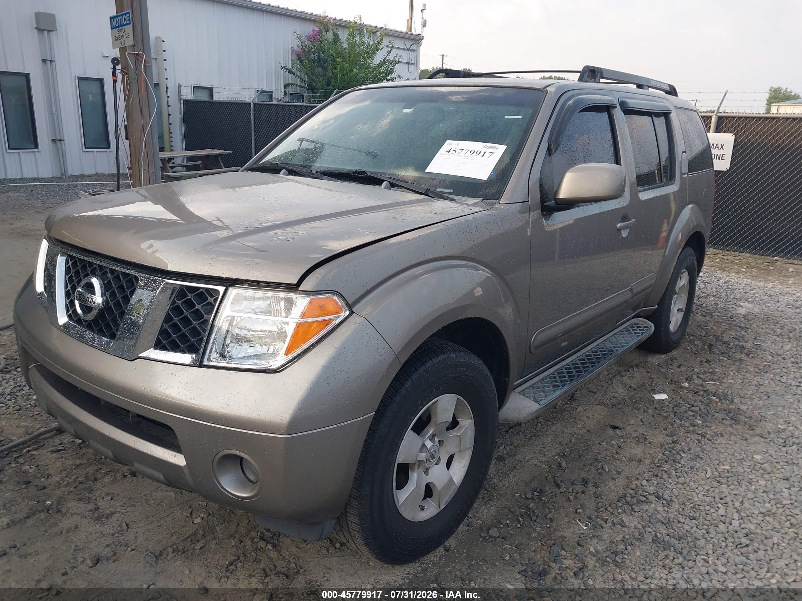 2006 Nissan Pathfinder Se Gray vin: 5N1AR18U66C636738