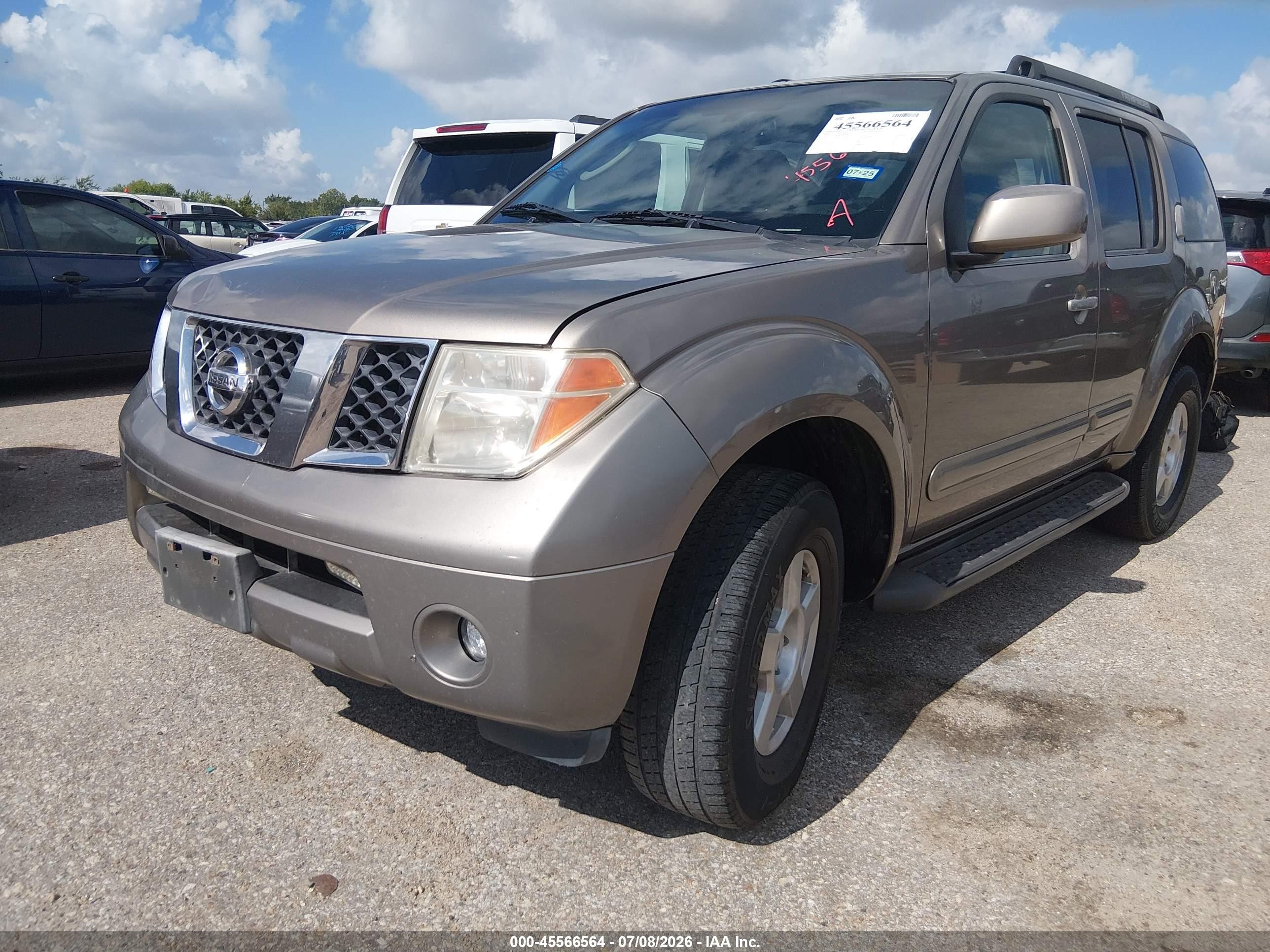 2006 Nissan Pathfinder Se Beige vin: 5N1AR18U66C642300
