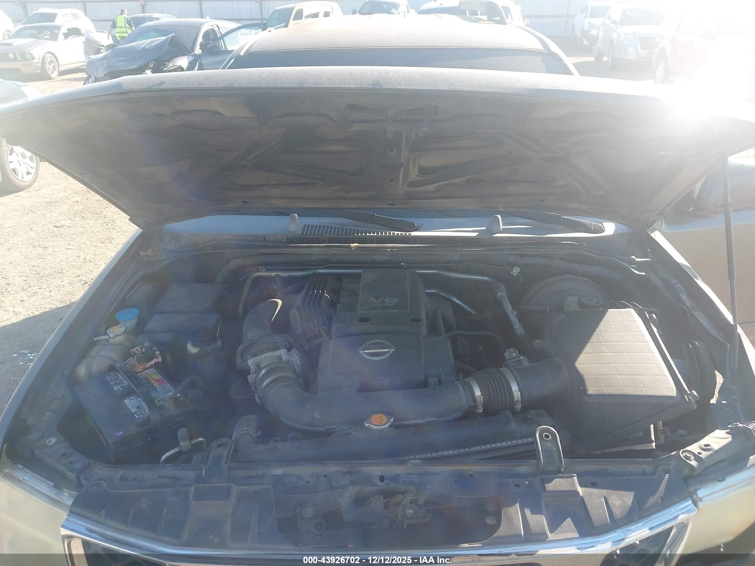 2006 Nissan Pathfinder S Gray vin: 5N1AR18U66C648727