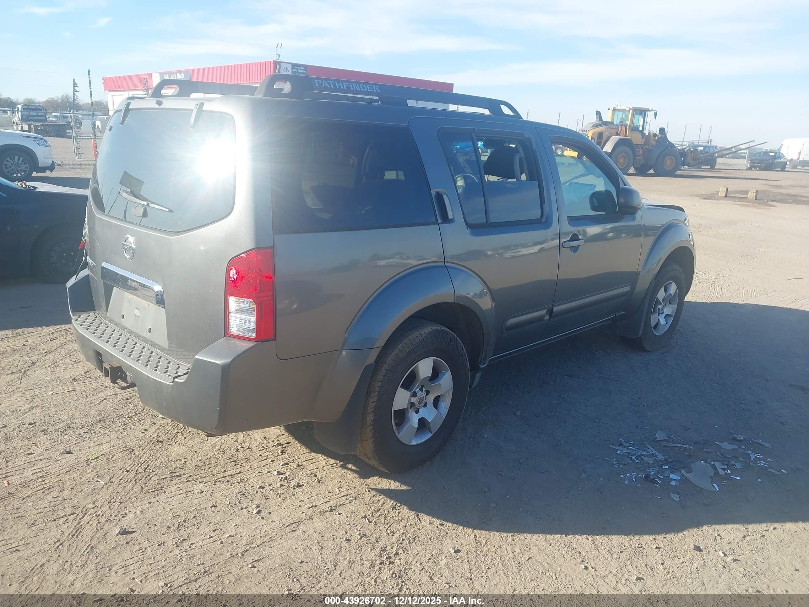 2006 Nissan Pathfinder S Gray vin: 5N1AR18U66C648727